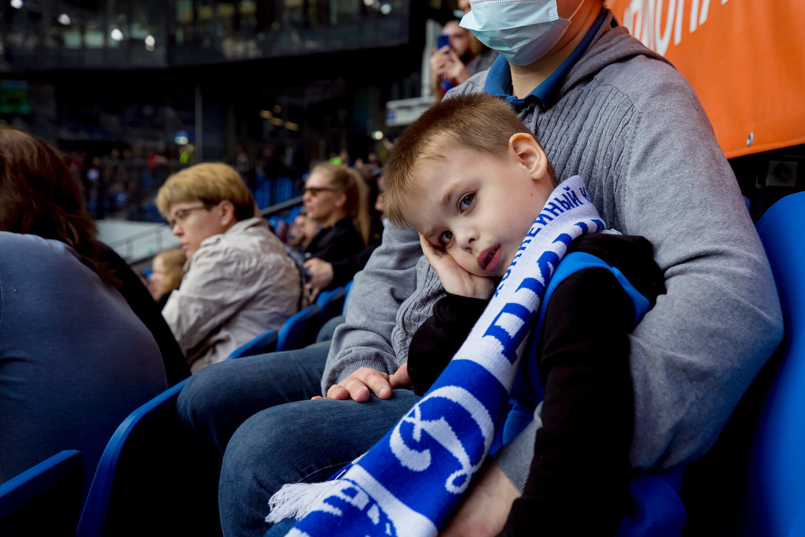 Болельщики на матче «Динамо» — ЦСКА