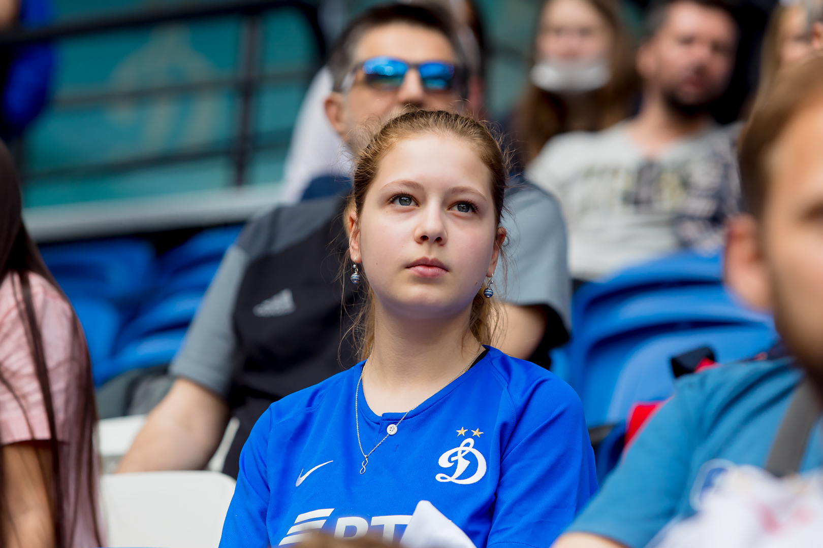 Болельщики на матче «Динамо» — ЦСКА