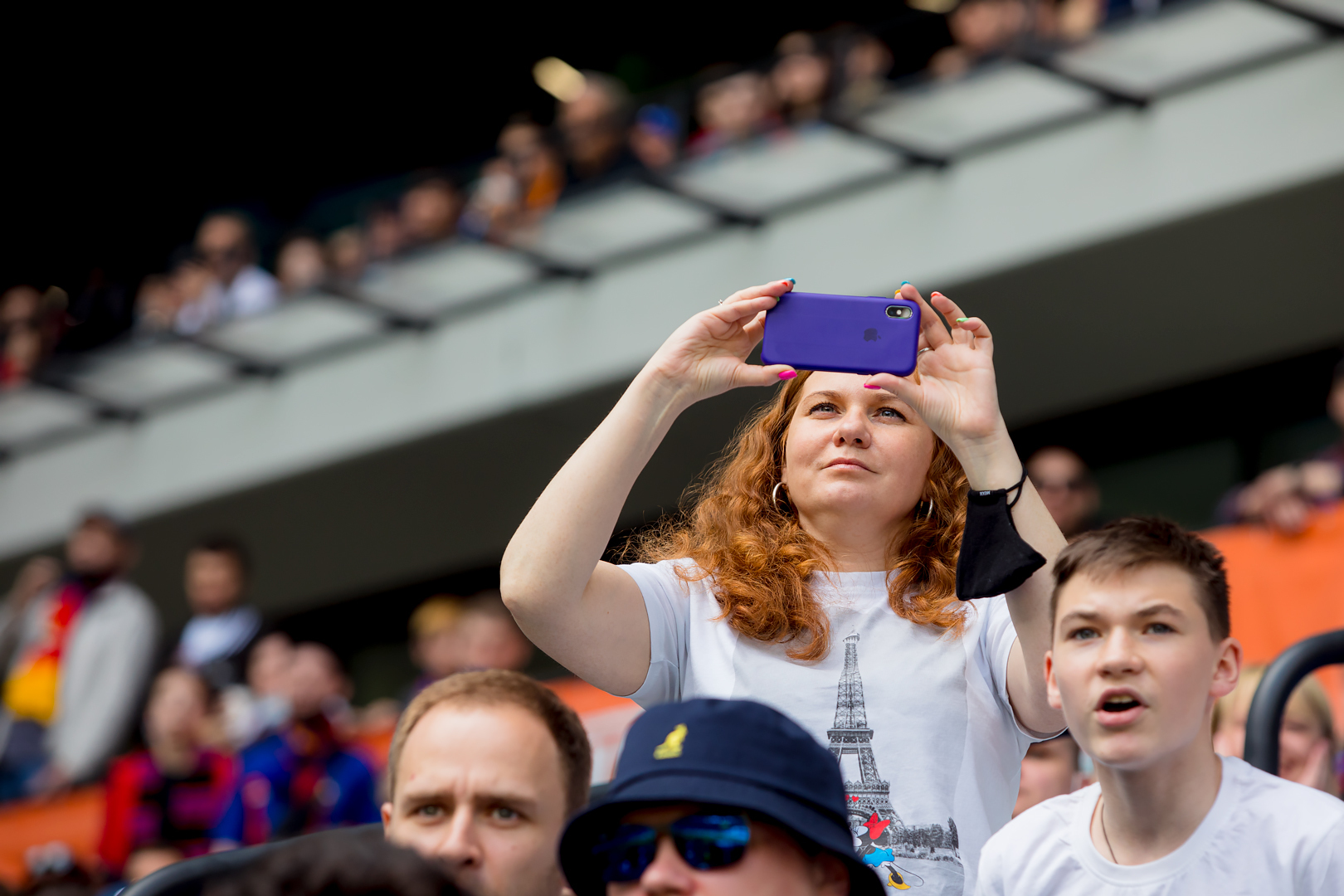 Болельщики на матче «Динамо» — ЦСКА