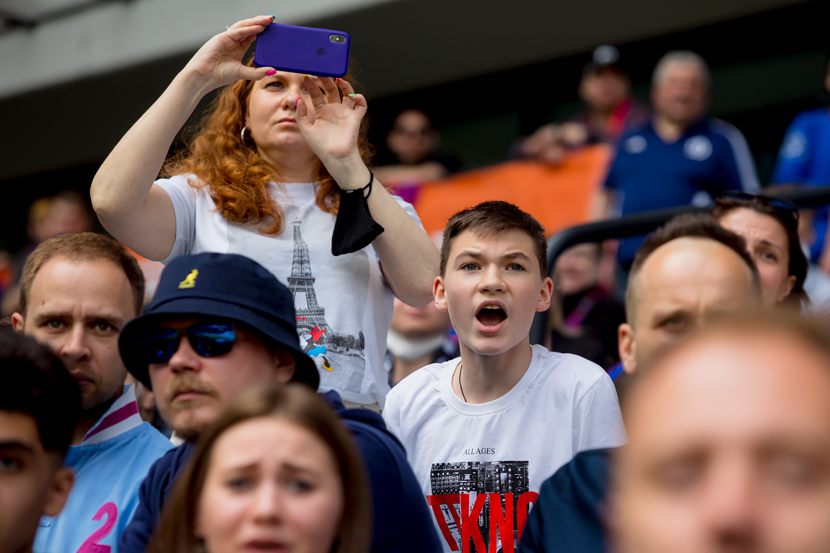 Болельщики на матче «Динамо» — ЦСКА