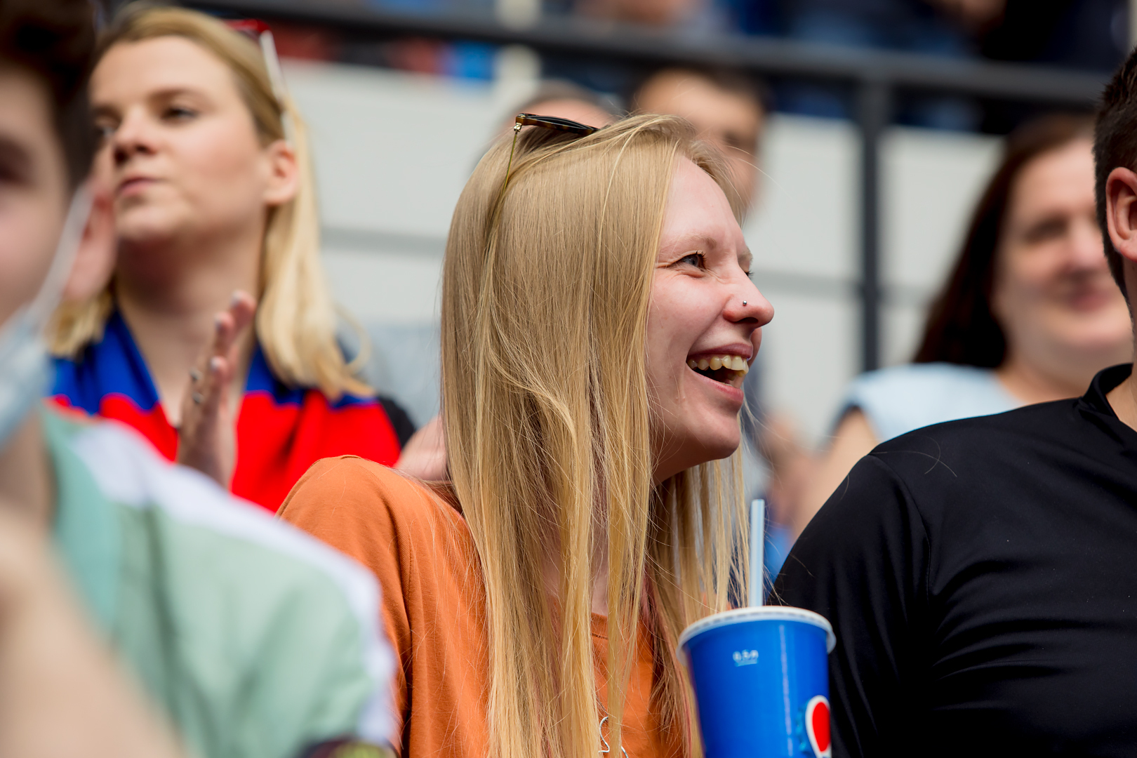 Болельщики на матче «Динамо» — ЦСКА