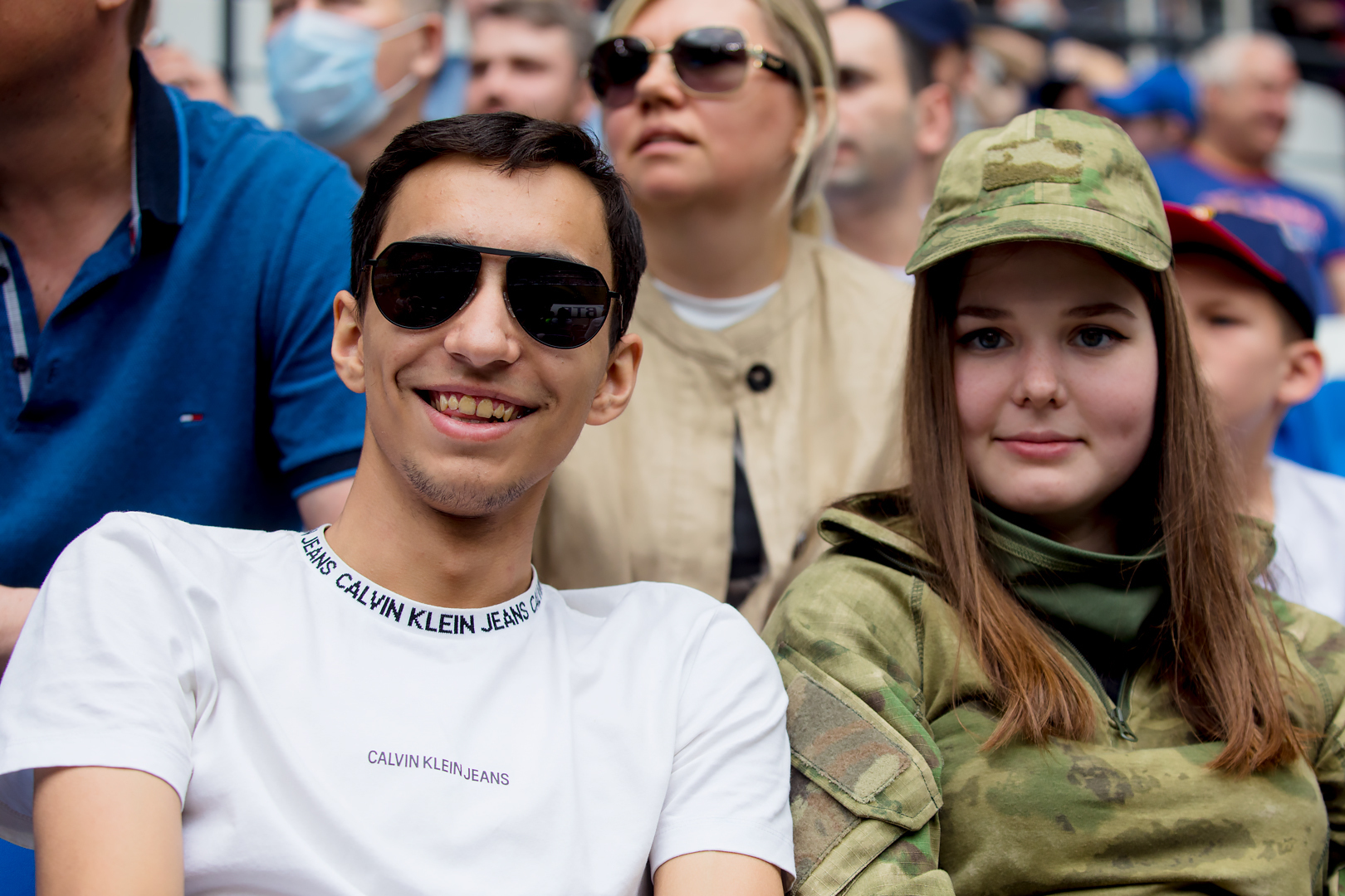 Болельщики на матче «Динамо» — ЦСКА