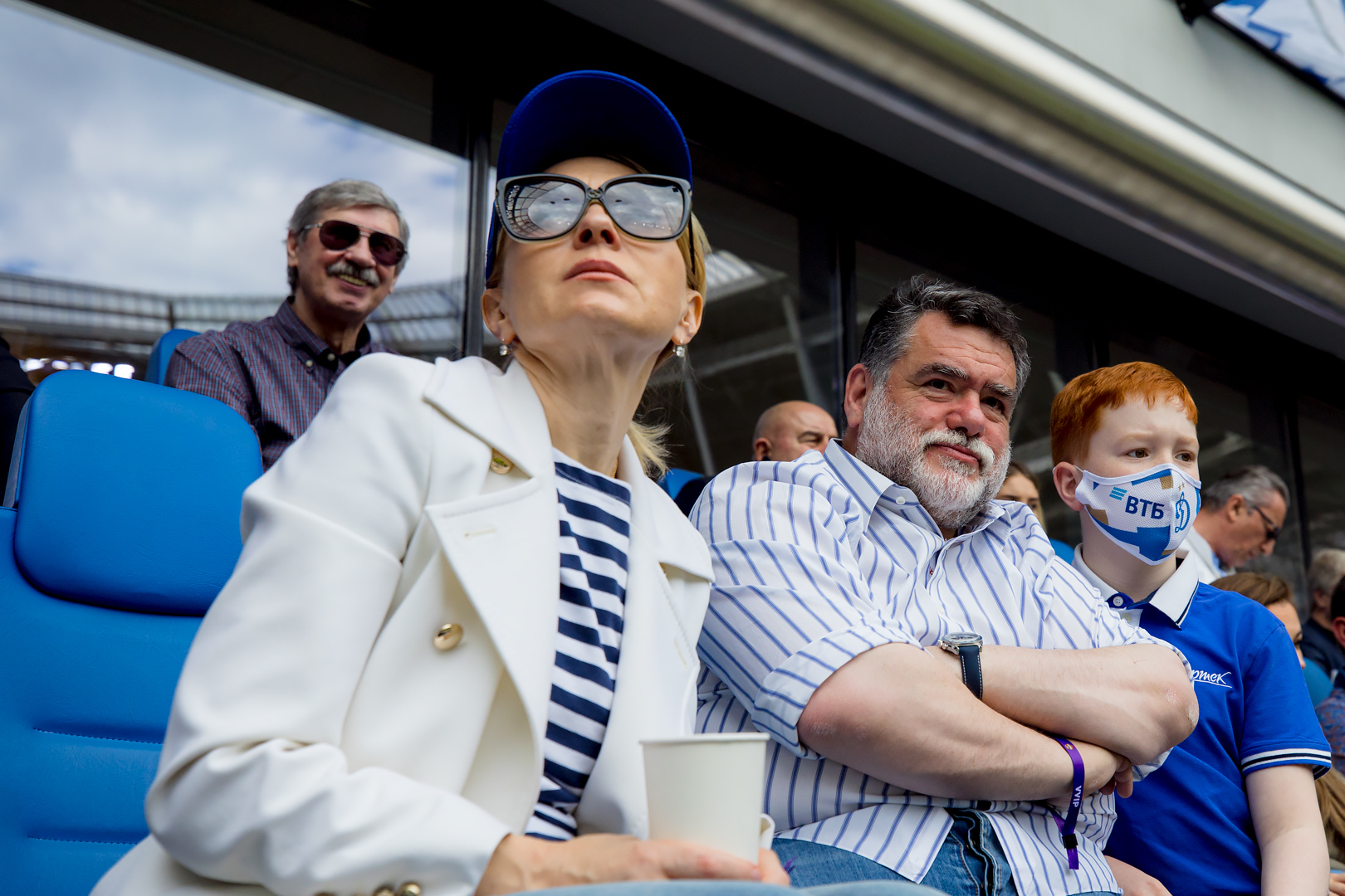 Болельщики на матче «Динамо» — ЦСКА