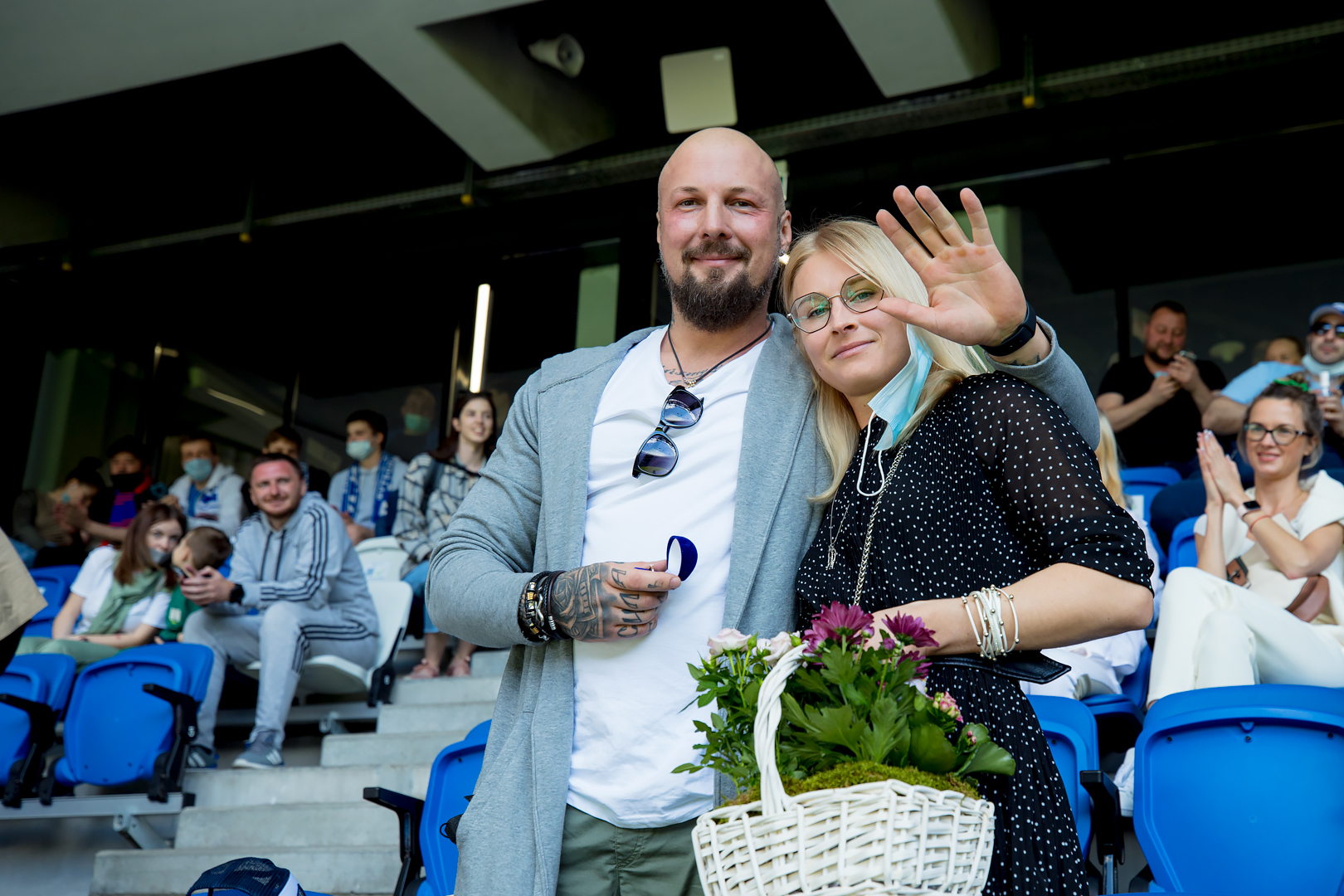 Болельщики на матче «Динамо» — ЦСКА