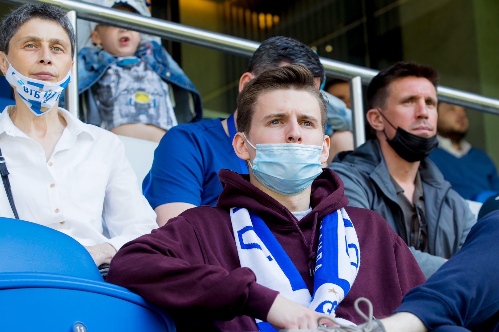 Болельщики на матче «Динамо» — ЦСКА