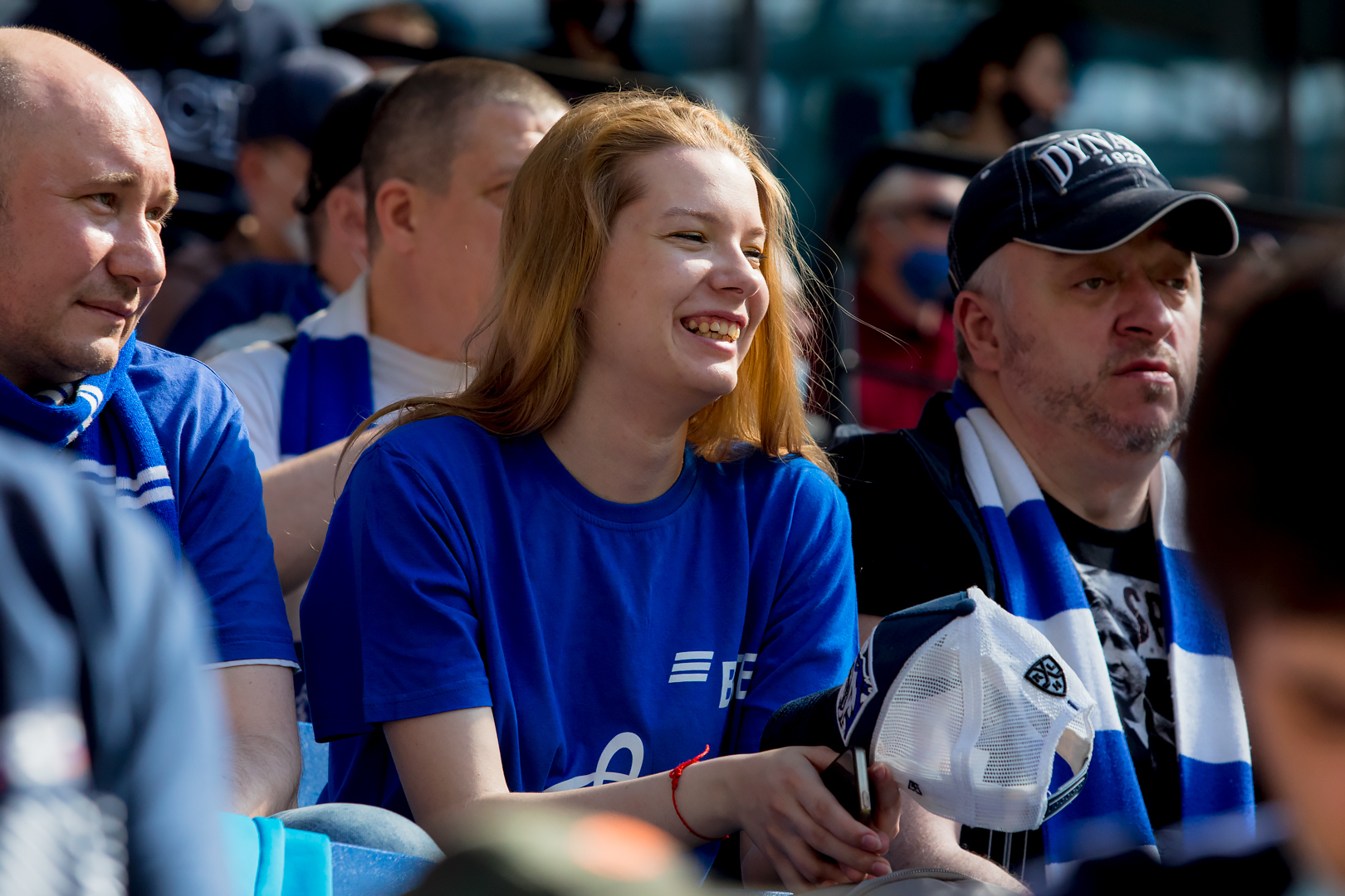 Болельщики на матче «Динамо» — ЦСКА