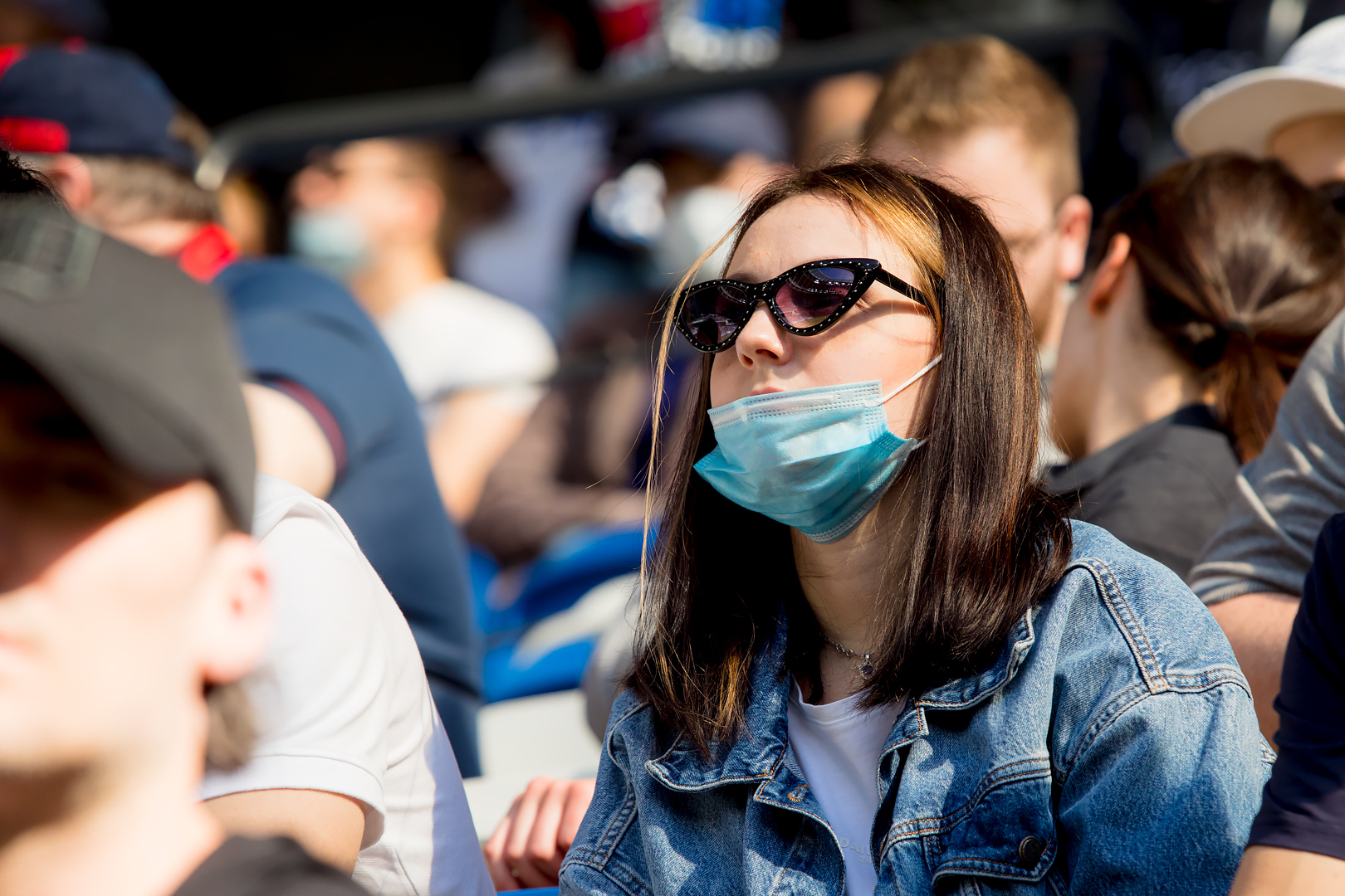 Болельщики на матче «Динамо» — ЦСКА