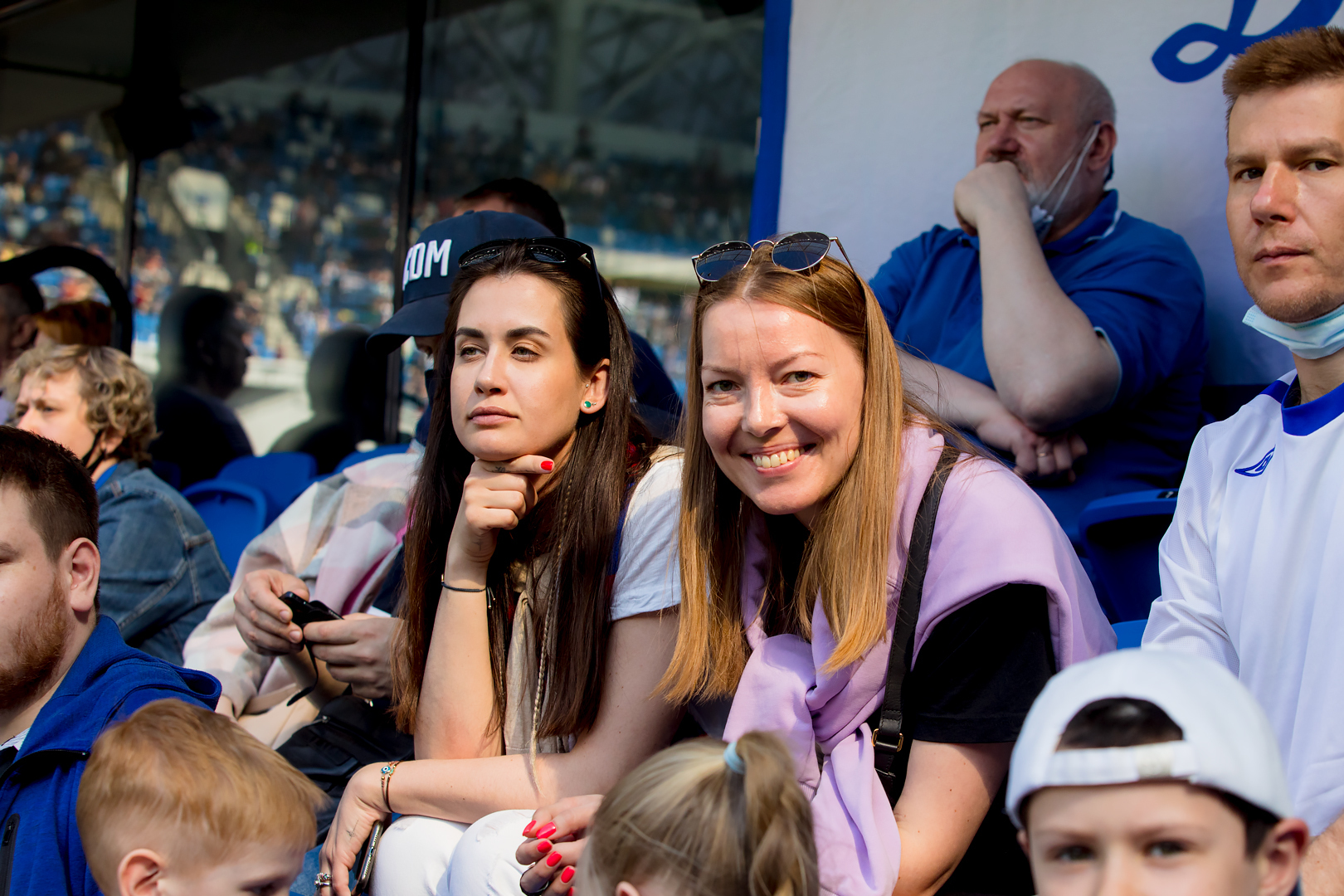 Болельщики на матче «Динамо» — ЦСКА