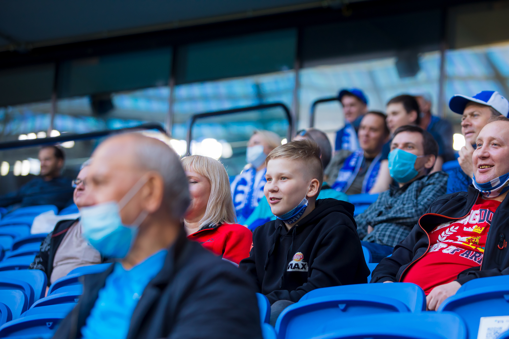 Болельщики на матче «Динамо» — ЦСКА