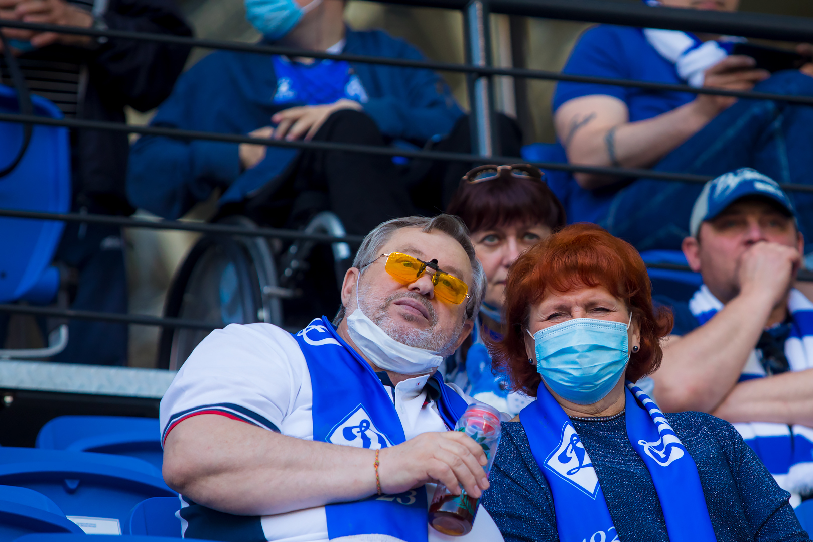 Болельщики на матче «Динамо» — ЦСКА