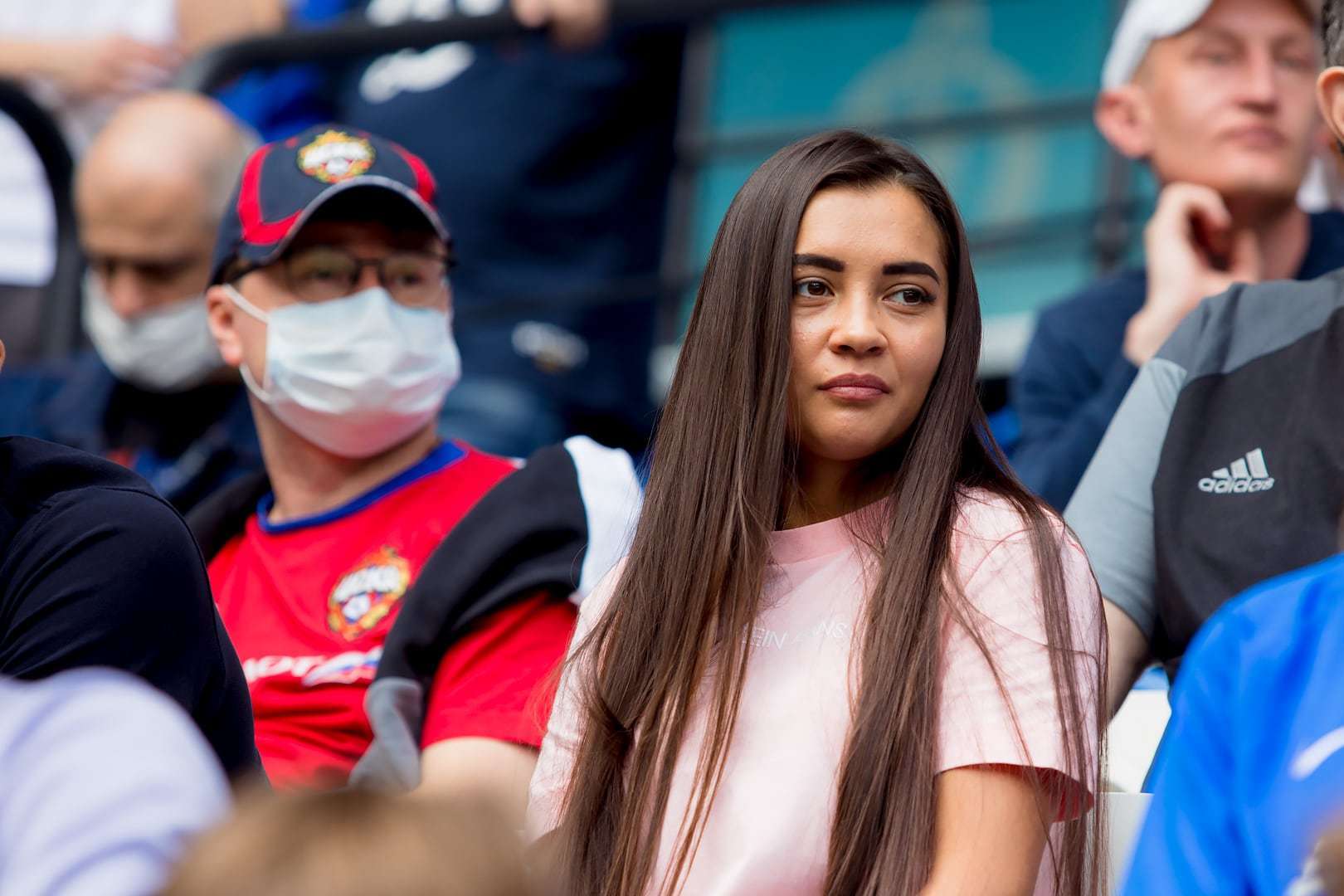 Болельщики на матче «Динамо» — ЦСКА