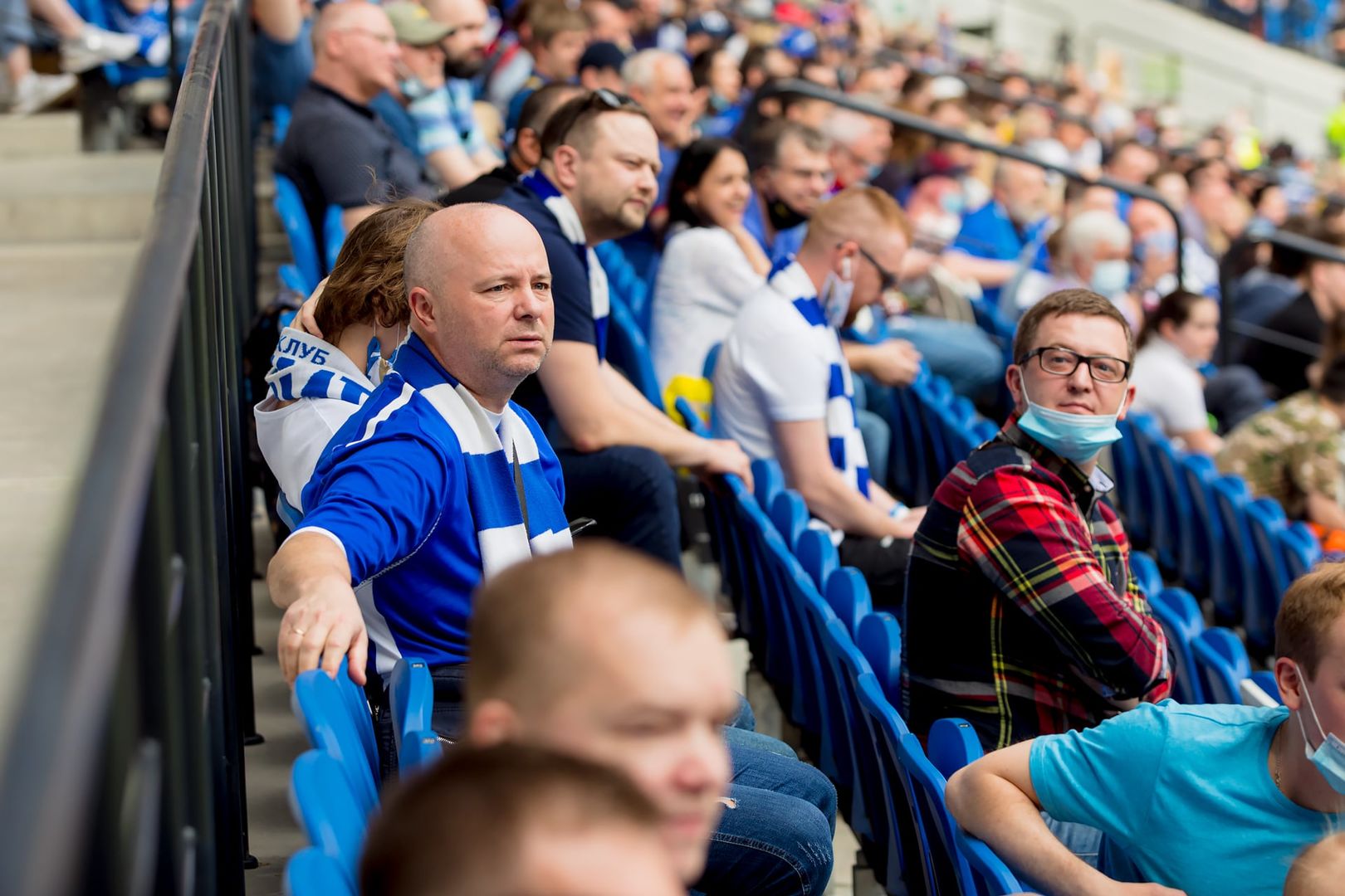 Болельщики на матче «Динамо» — ЦСКА