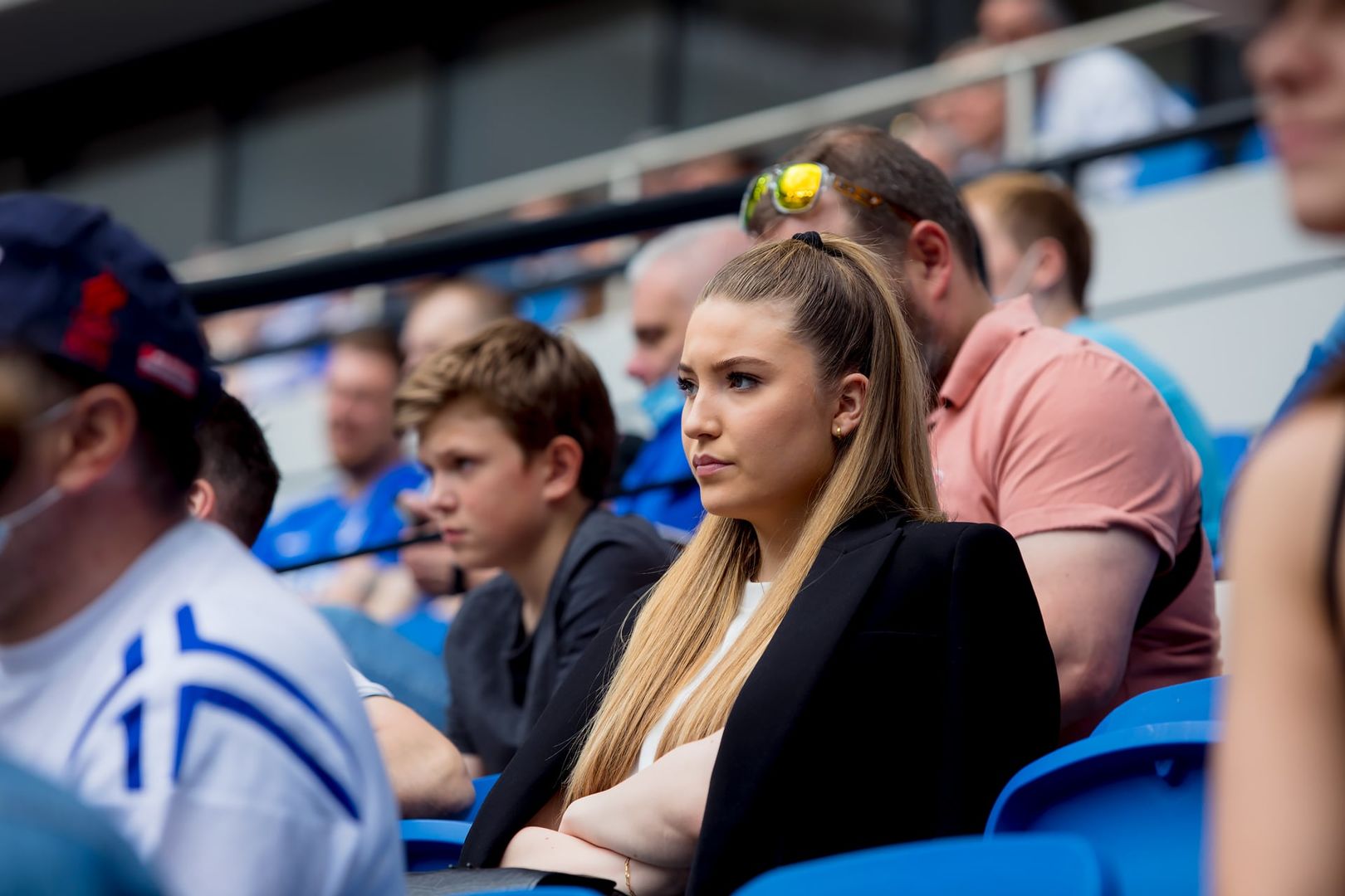 Болельщики на матче «Динамо» — ЦСКА