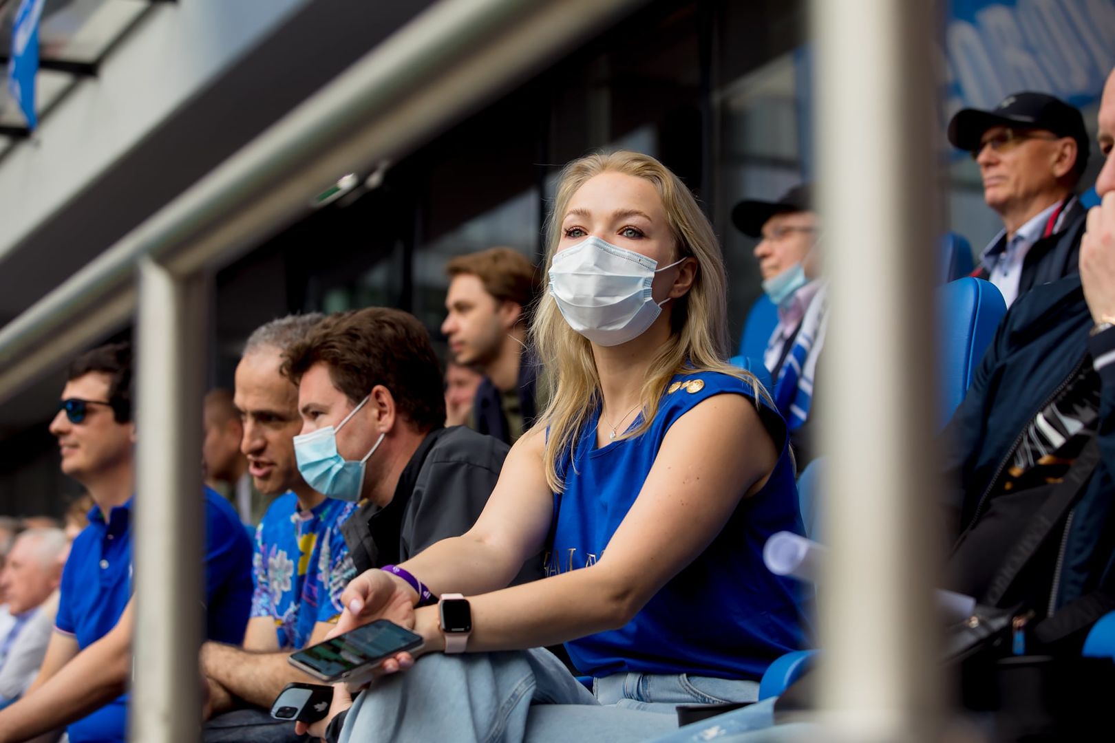 Болельщики на матче «Динамо» — ЦСКА