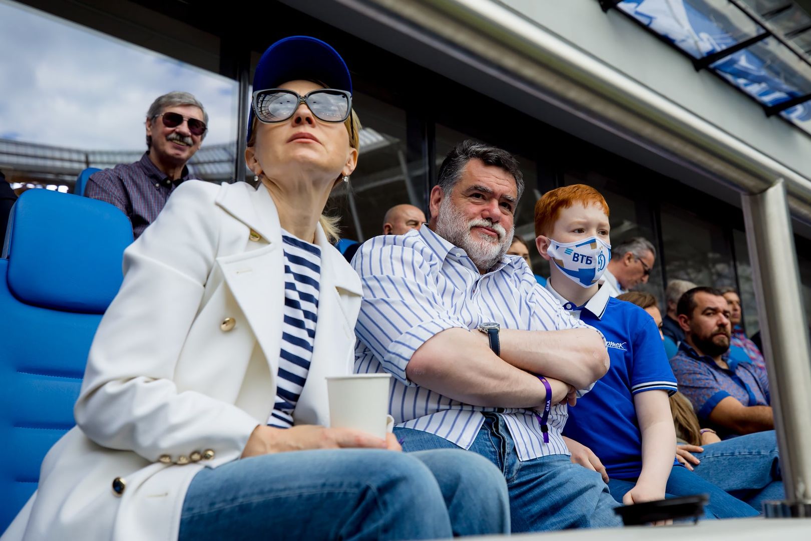 Болельщики на матче «Динамо» — ЦСКА