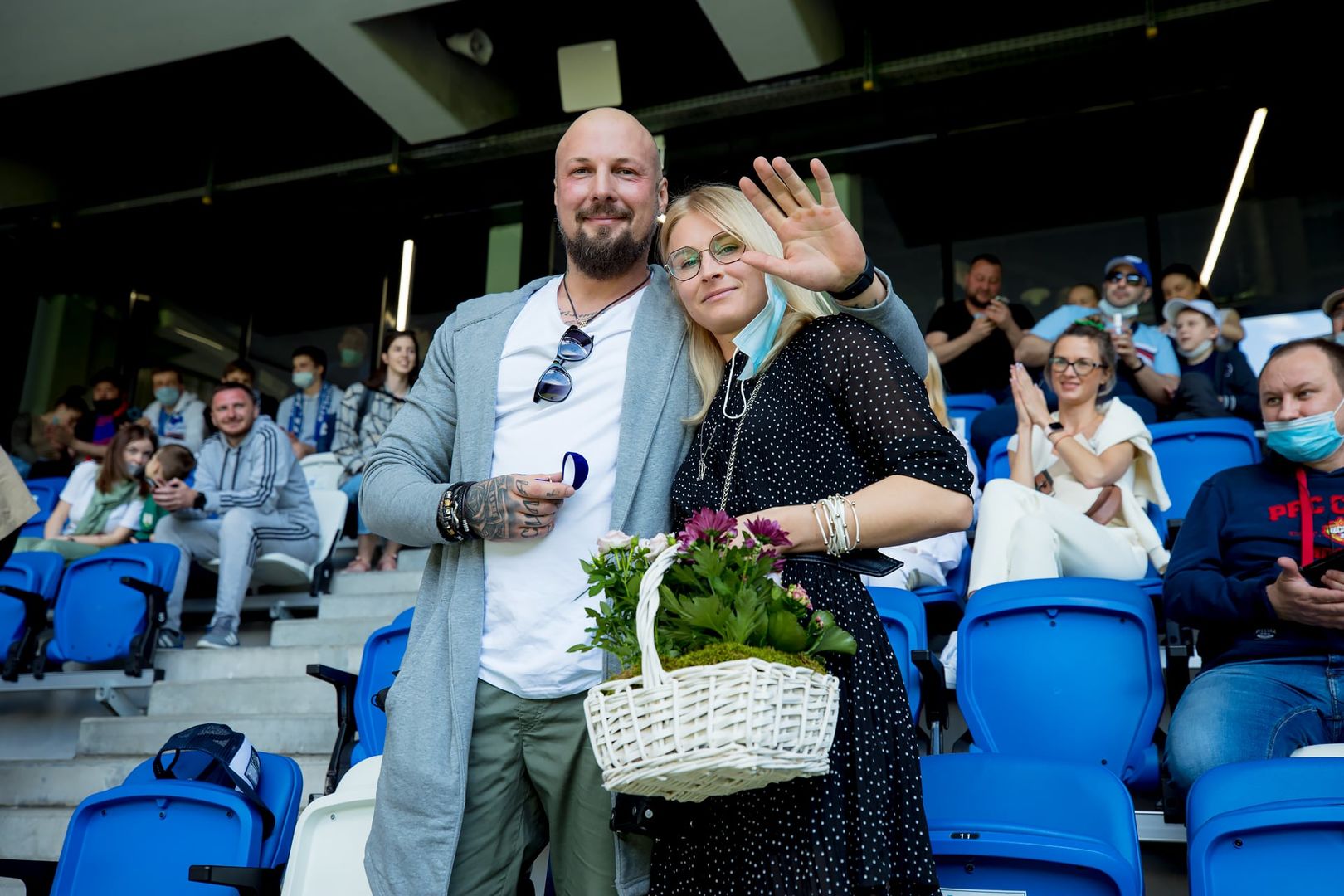 Болельщики на матче «Динамо» — ЦСКА