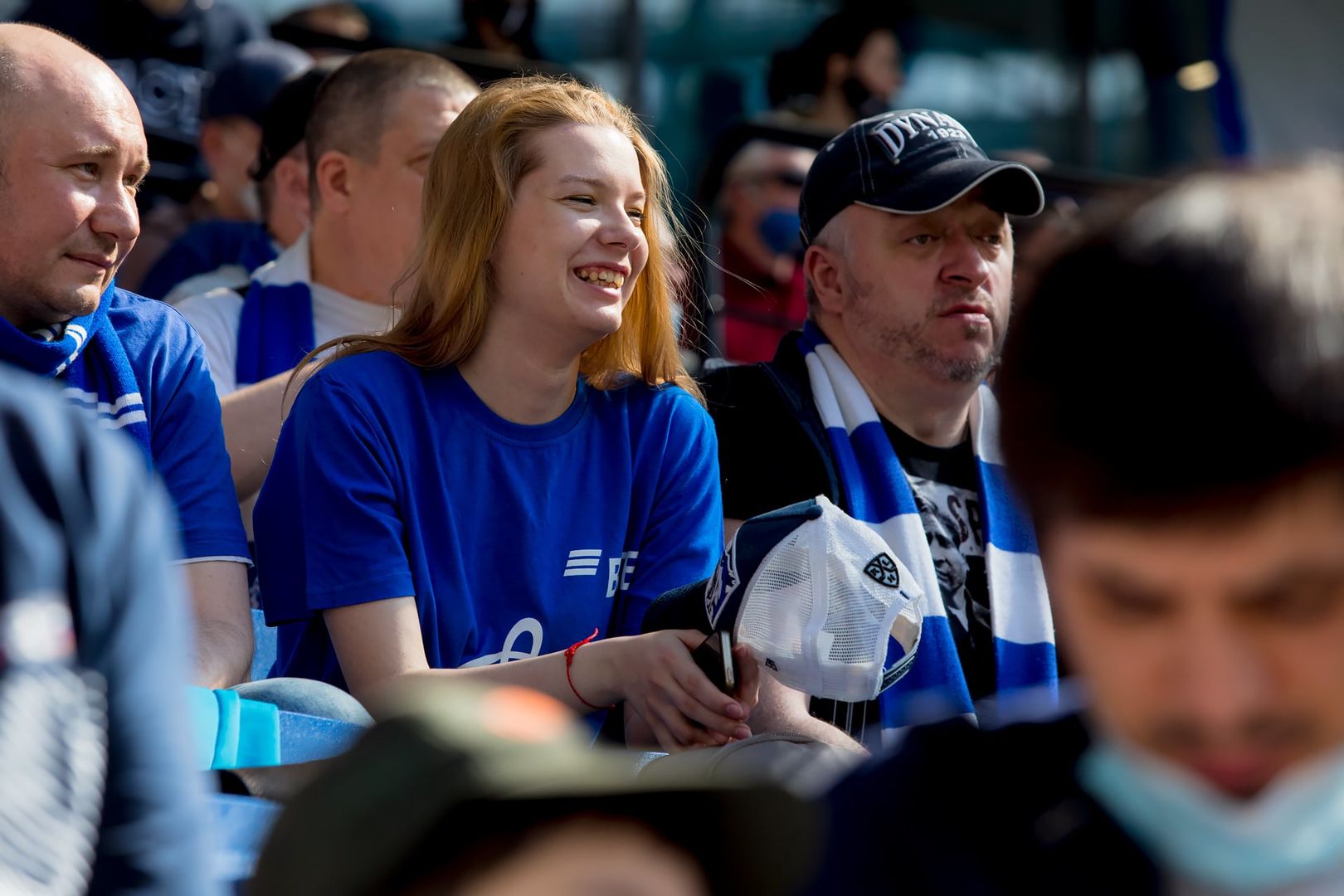 Болельщики на матче «Динамо» — ЦСКА