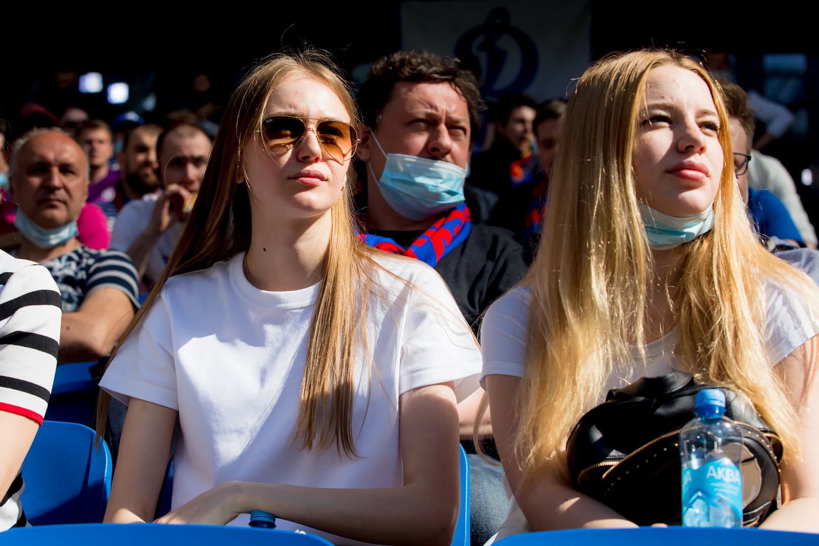 Болельщики на матче «Динамо» — ЦСКА