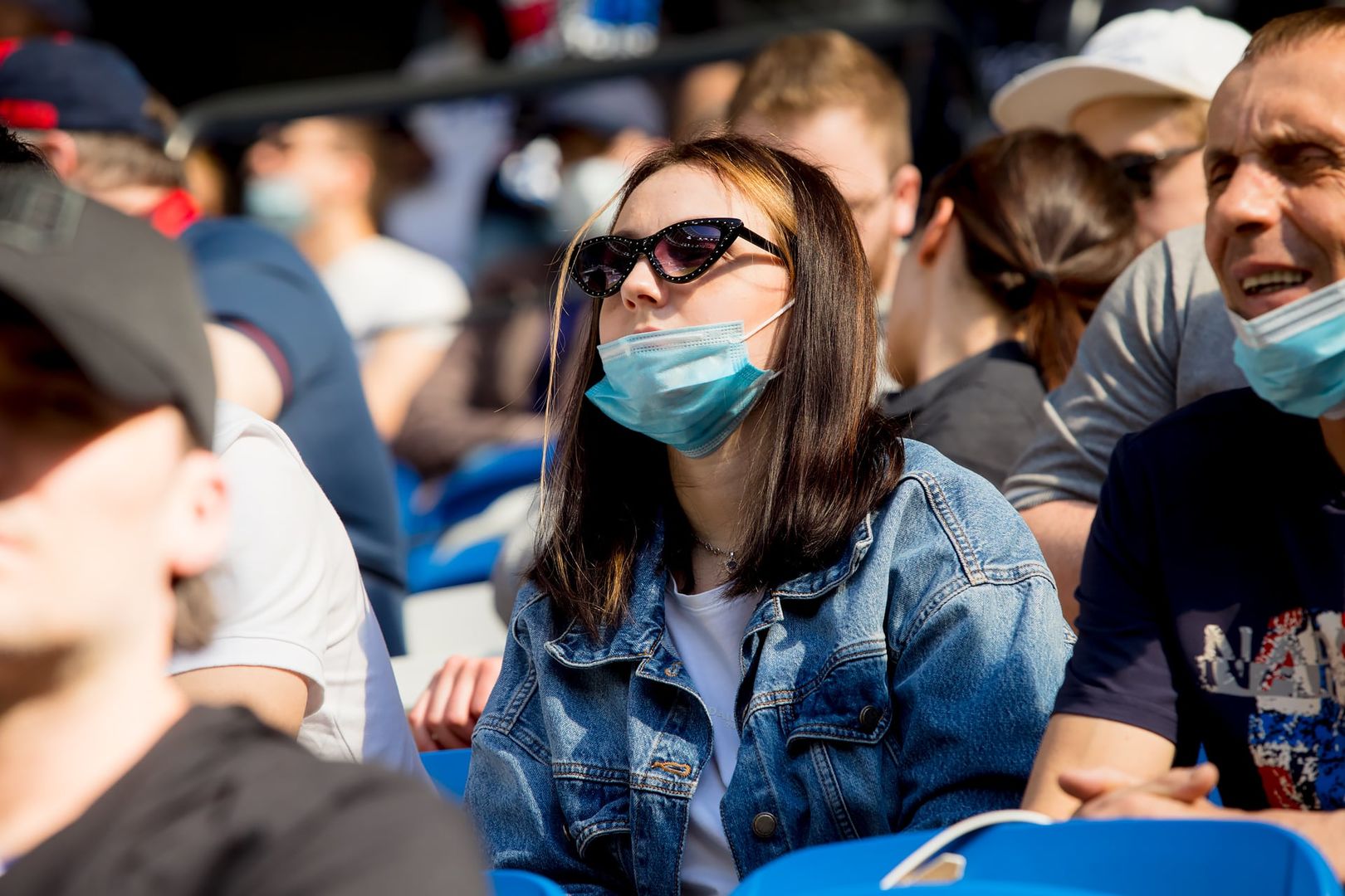 Болельщики на матче «Динамо» — ЦСКА