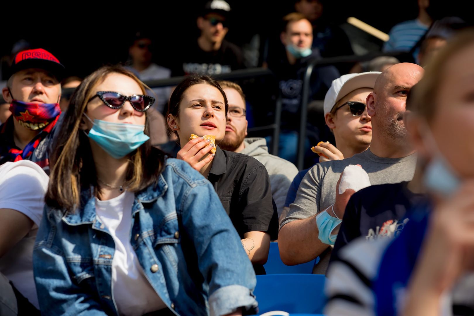 Болельщики на матче «Динамо» — ЦСКА