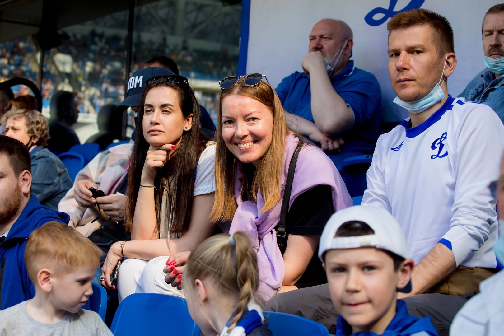 Болельщики на матче «Динамо» — ЦСКА