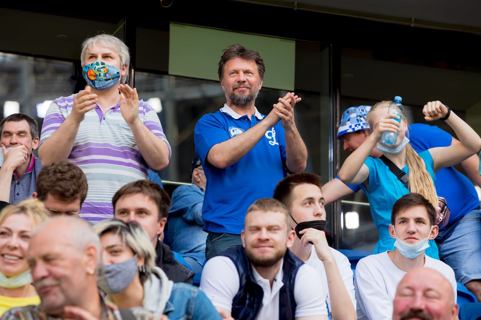 Болельщики на матче «Динамо» — ЦСКА