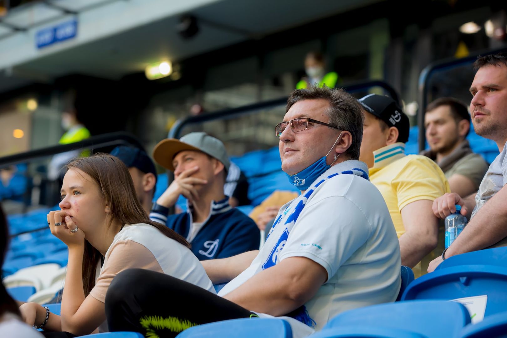 Болельщики на матче «Динамо» — ЦСКА