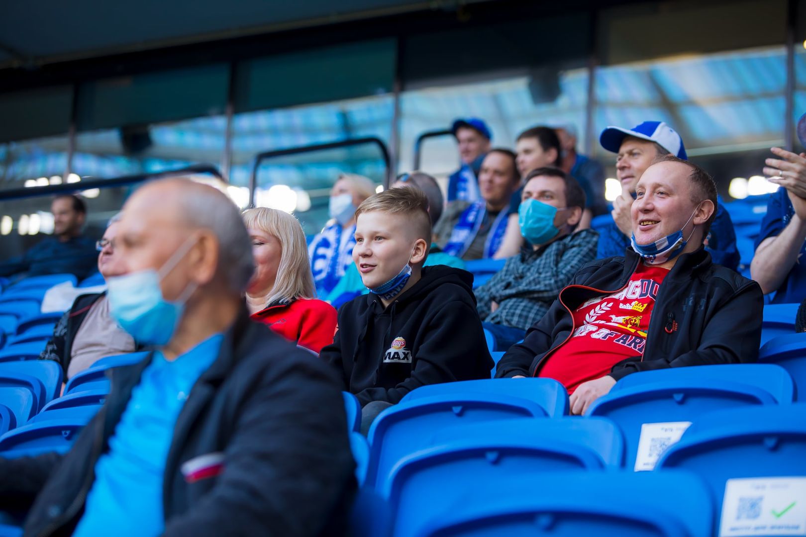 Болельщики на матче «Динамо» — ЦСКА