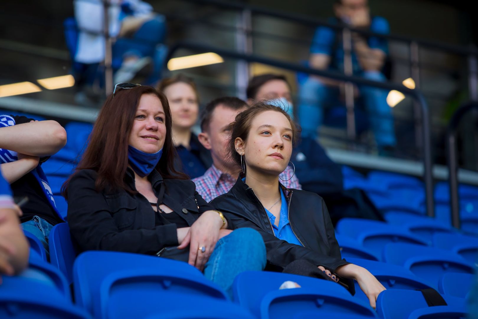 Болельщики на матче «Динамо» — ЦСКА