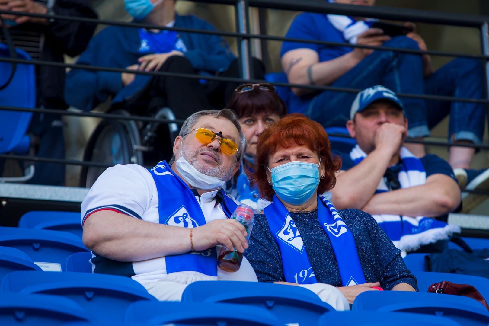 Болельщики на матче «Динамо» — ЦСКА