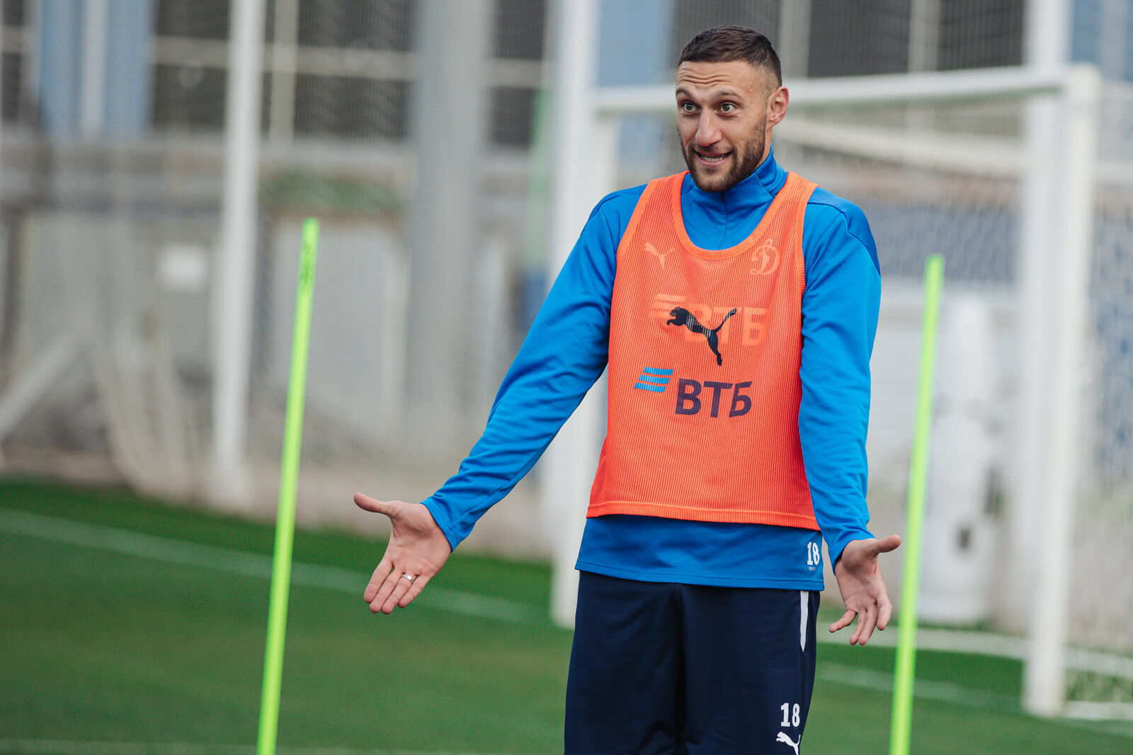 Тренировка перед матчем с «Локомотивом»