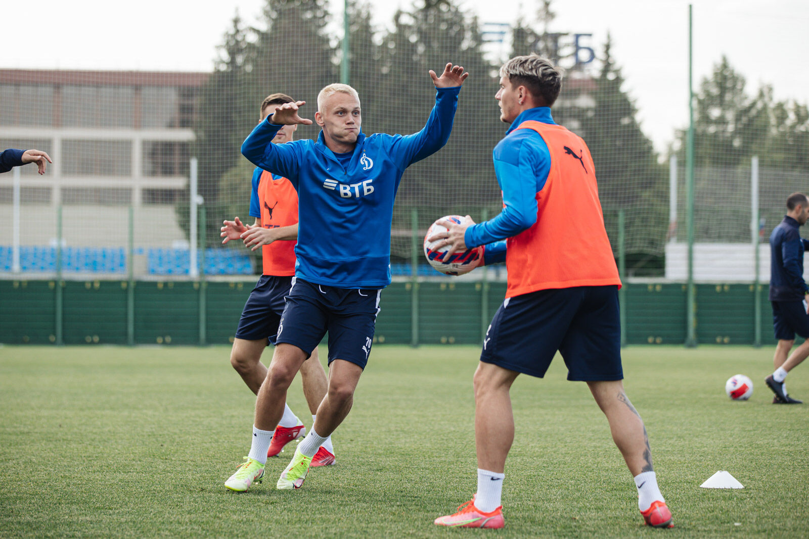 Тренировка перед матчем с «Локомотивом»