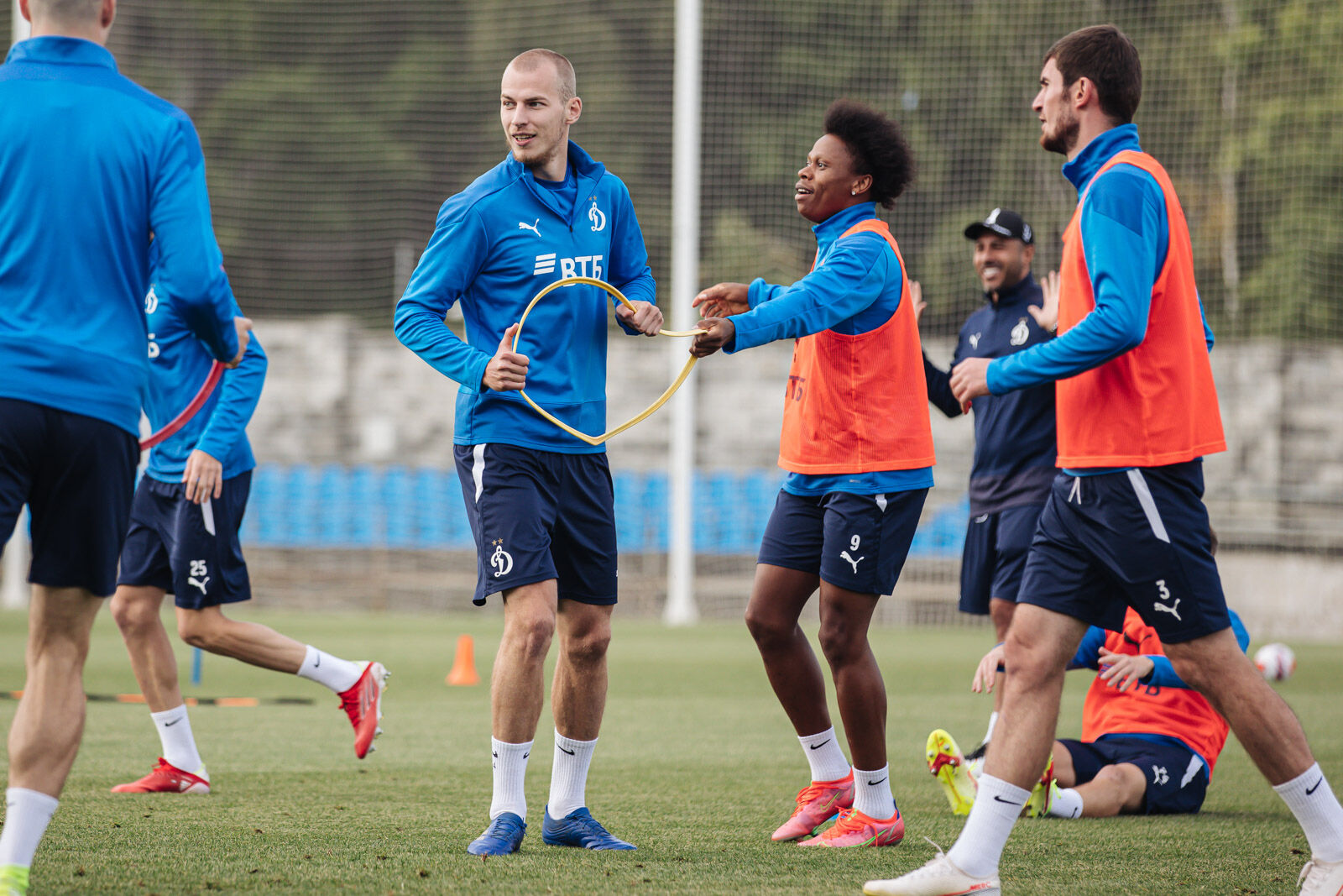 Тренировка перед матчем с «Локомотивом»