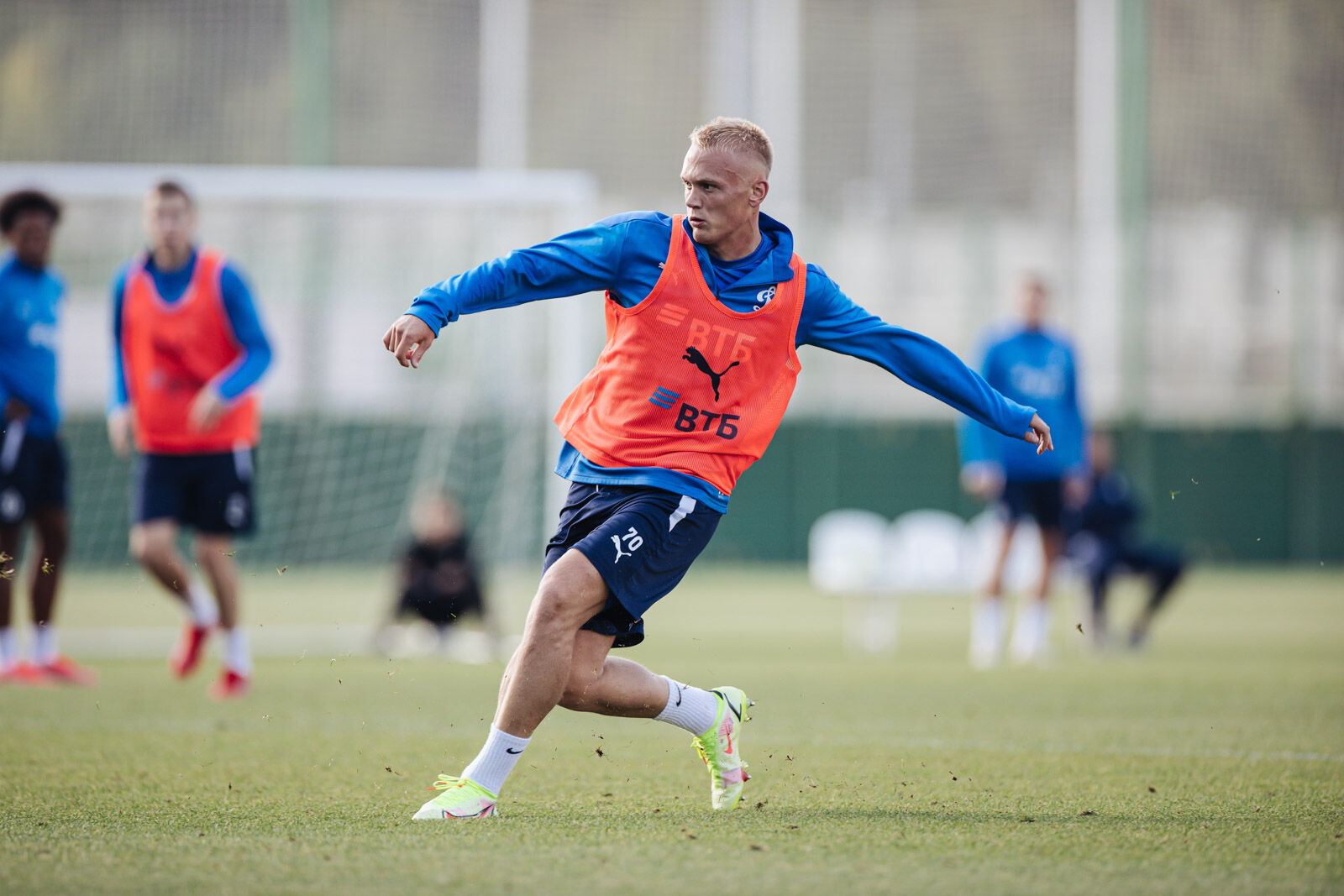 Тренировка перед матчем с «Локомотивом»