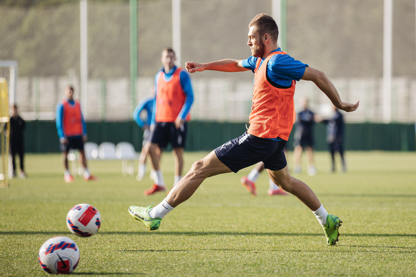 Тренировка перед матчем с «Локомотивом»