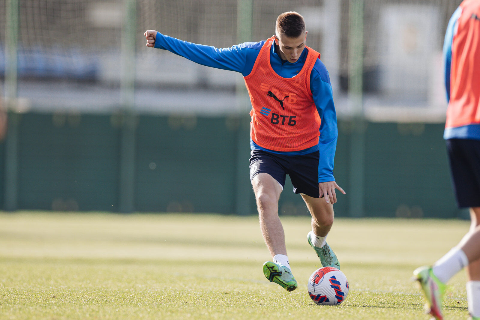 Тренировка перед матчем с «Локомотивом»