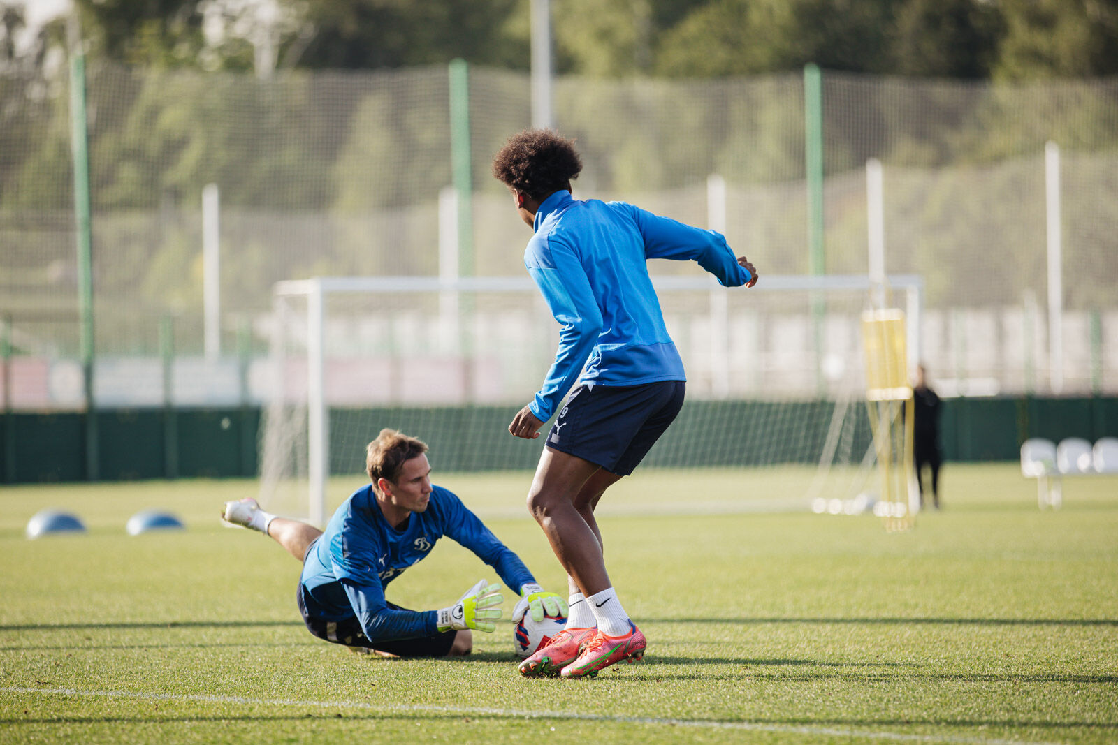 Тренировка перед матчем с «Локомотивом»