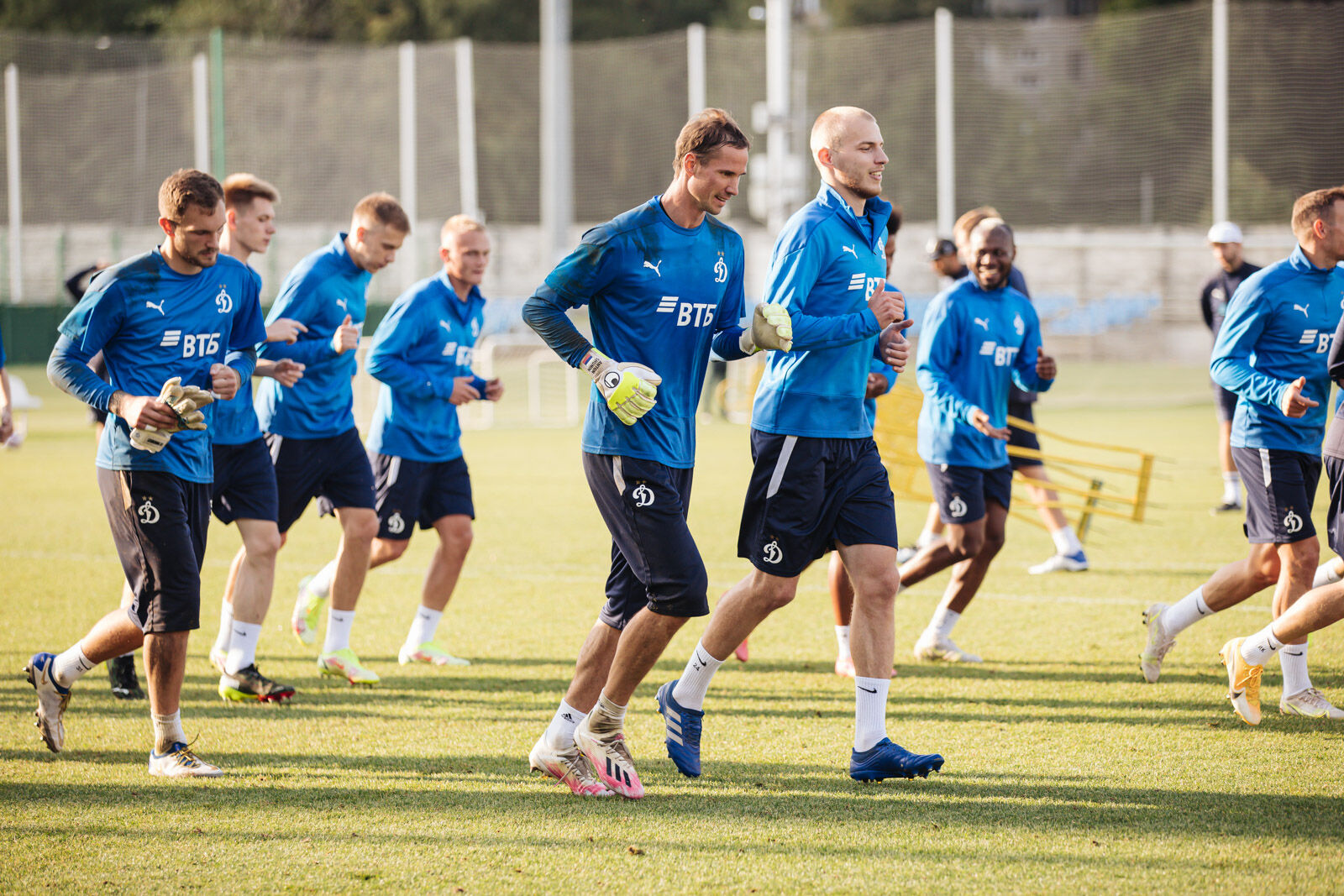 Тренировка перед матчем с «Локомотивом»