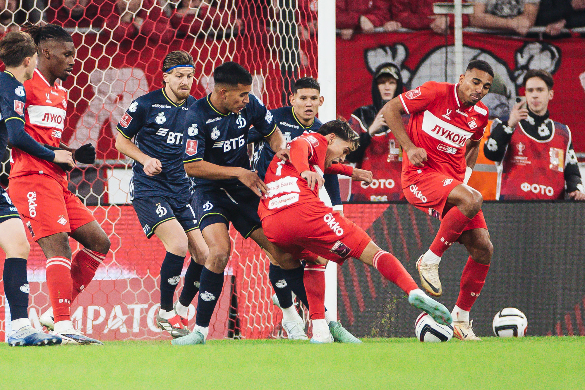 Фоторепортаж с выездного кубкового матча против «Спартака»