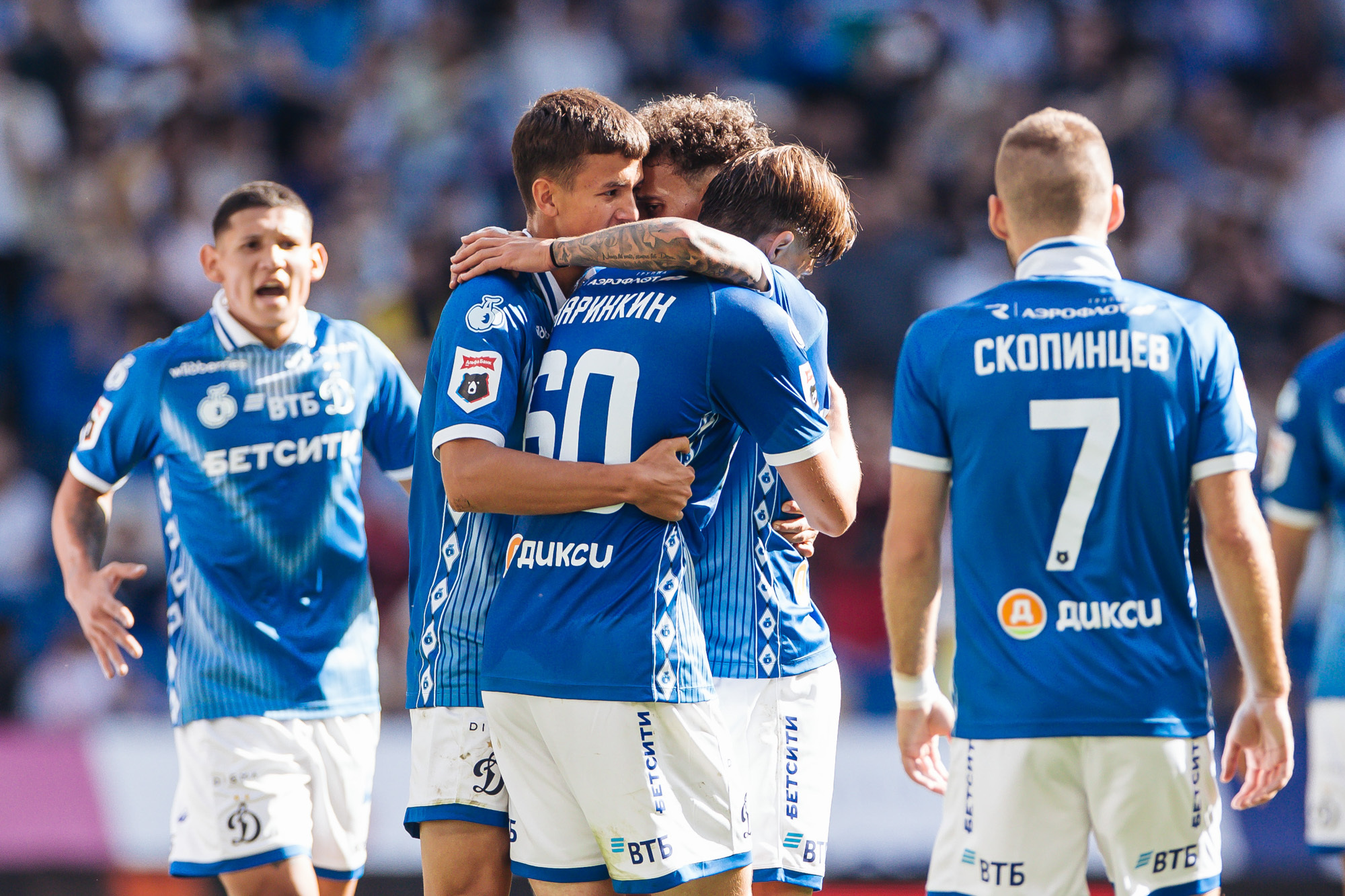 Photo report from the RPL home match against Dynamo Makhachkala
