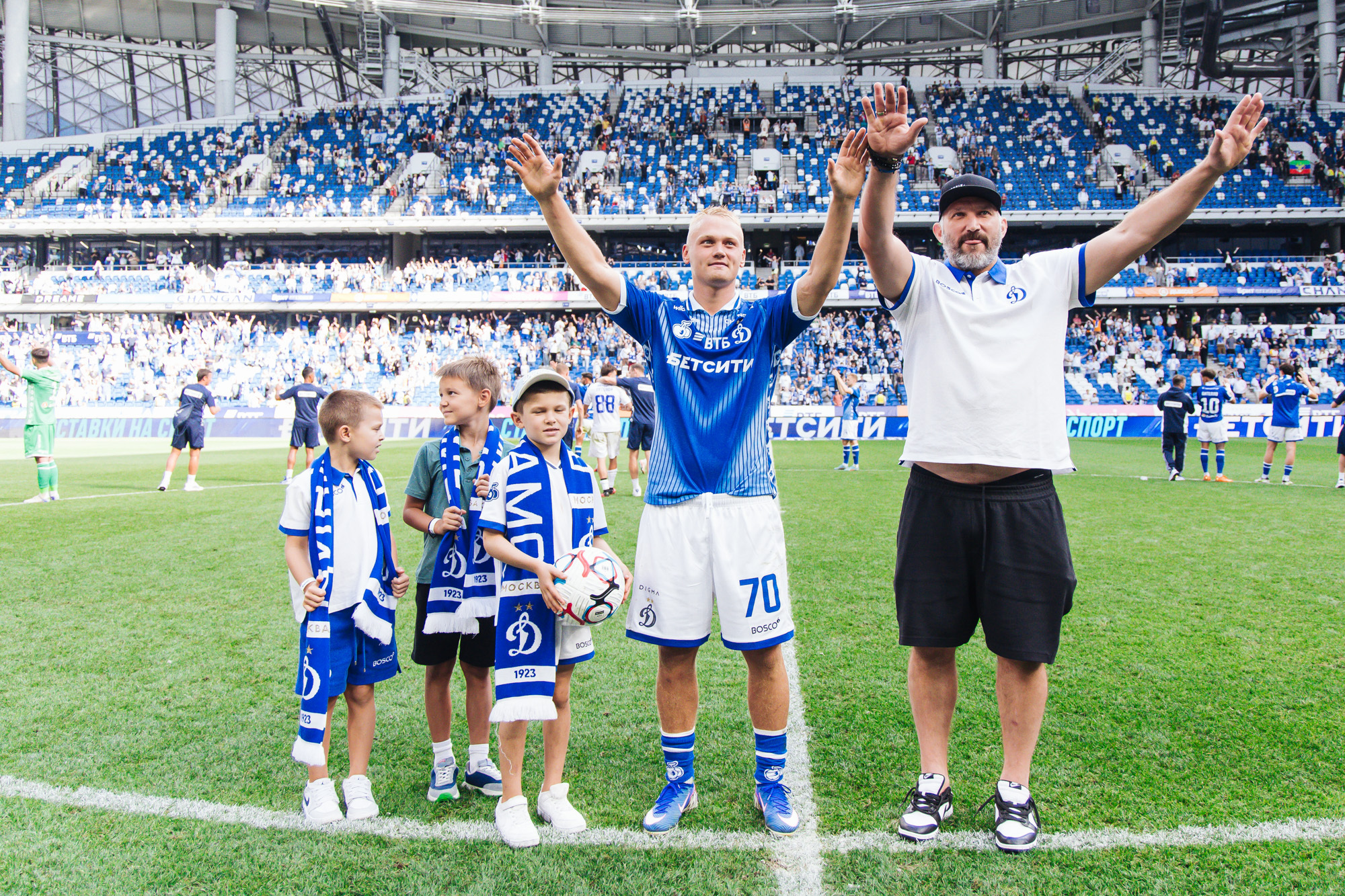 Photo report from the RPL home match against Dynamo Makhachkala