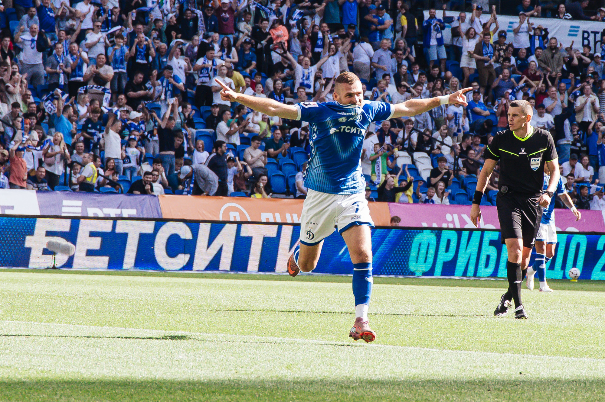 Photo report from the RPL home match against Dynamo Makhachkala