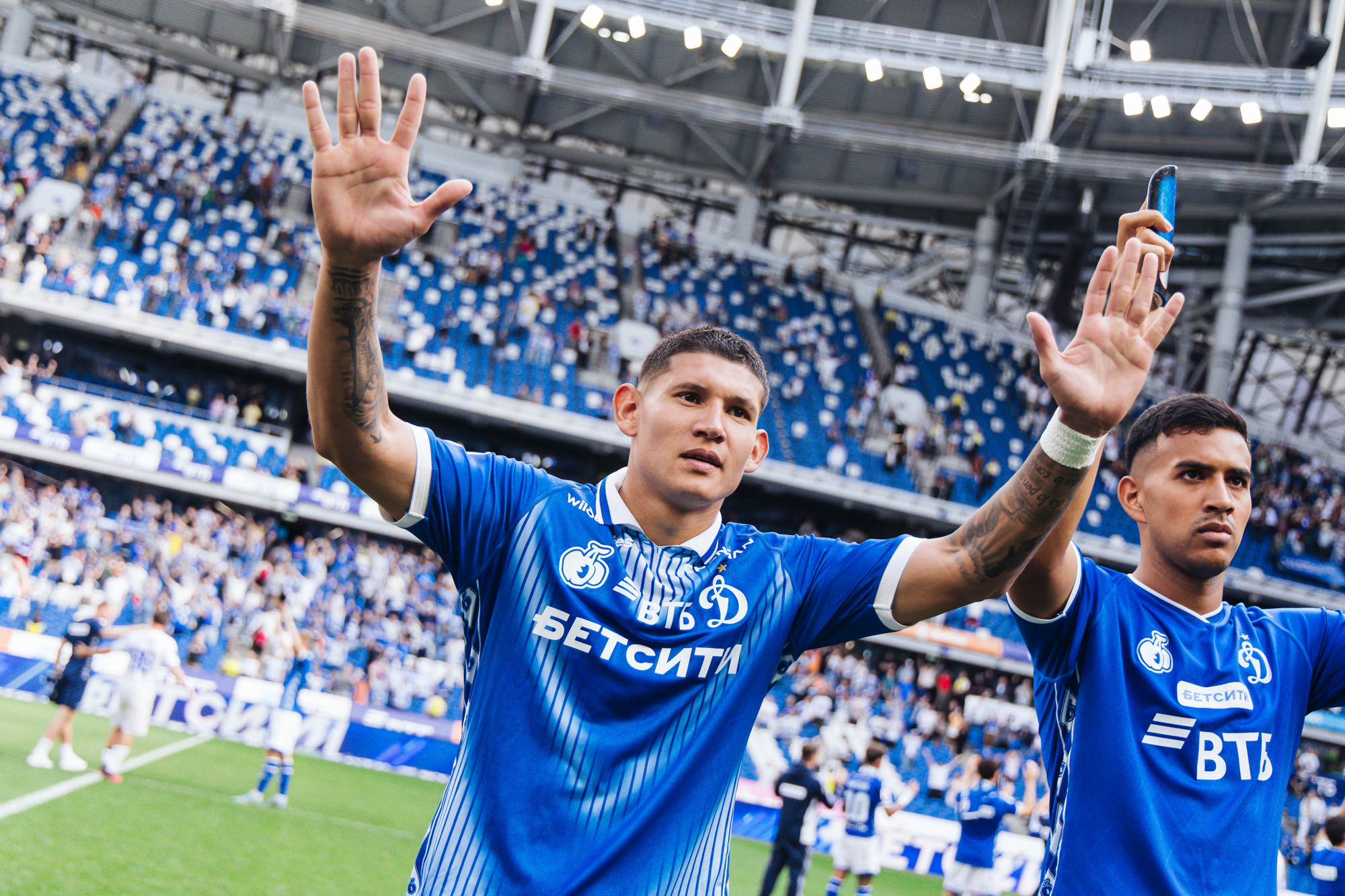 Photo report from the RPL home match against Dynamo Makhachkala