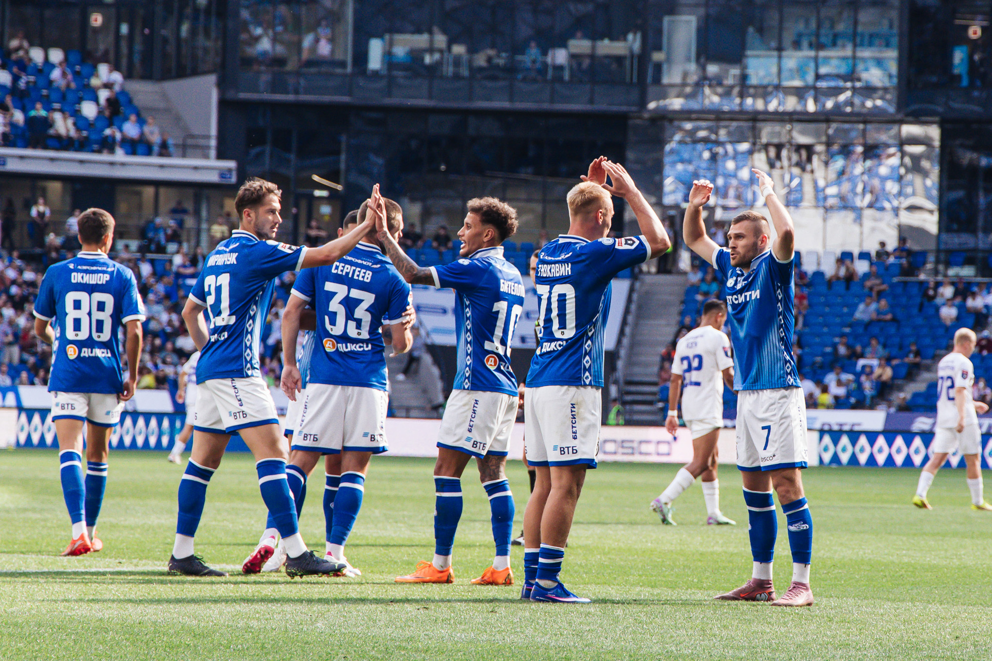 Photo report from the RPL home match against Dynamo Makhachkala