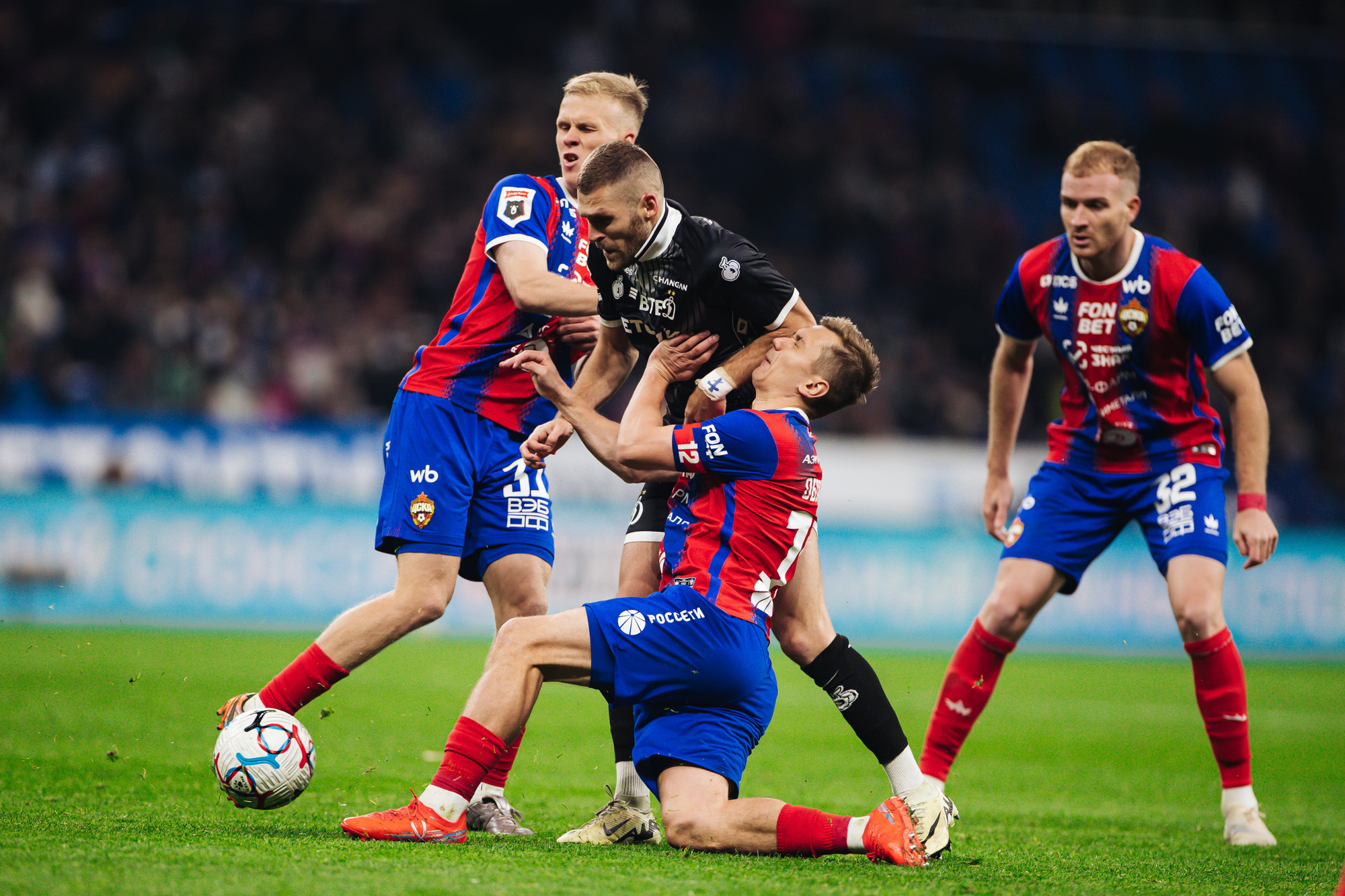 Reportaje fotográfico del derbi ganador con el CSKA