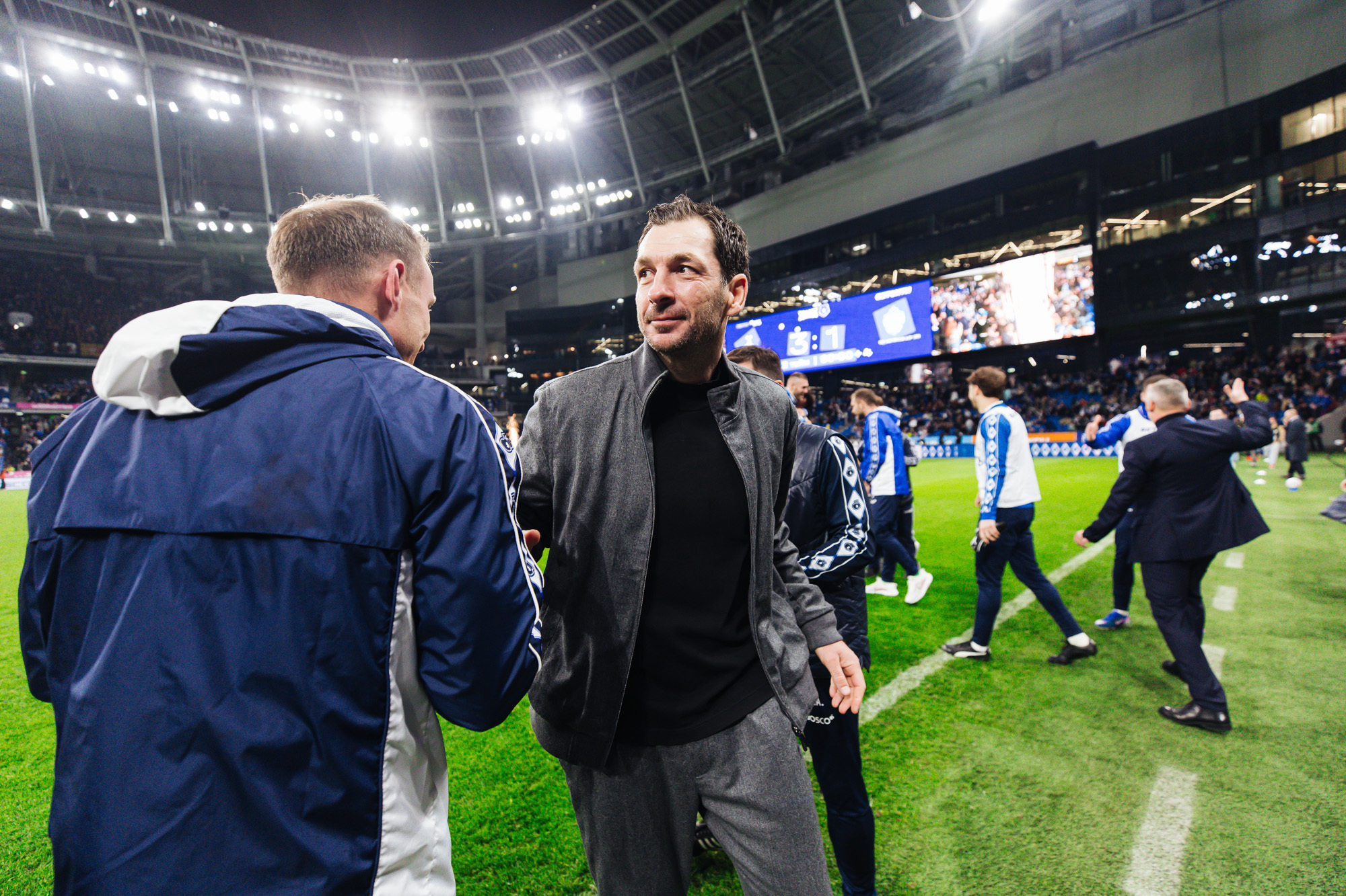 Reportaje fotográfico del derbi ganador con el CSKA