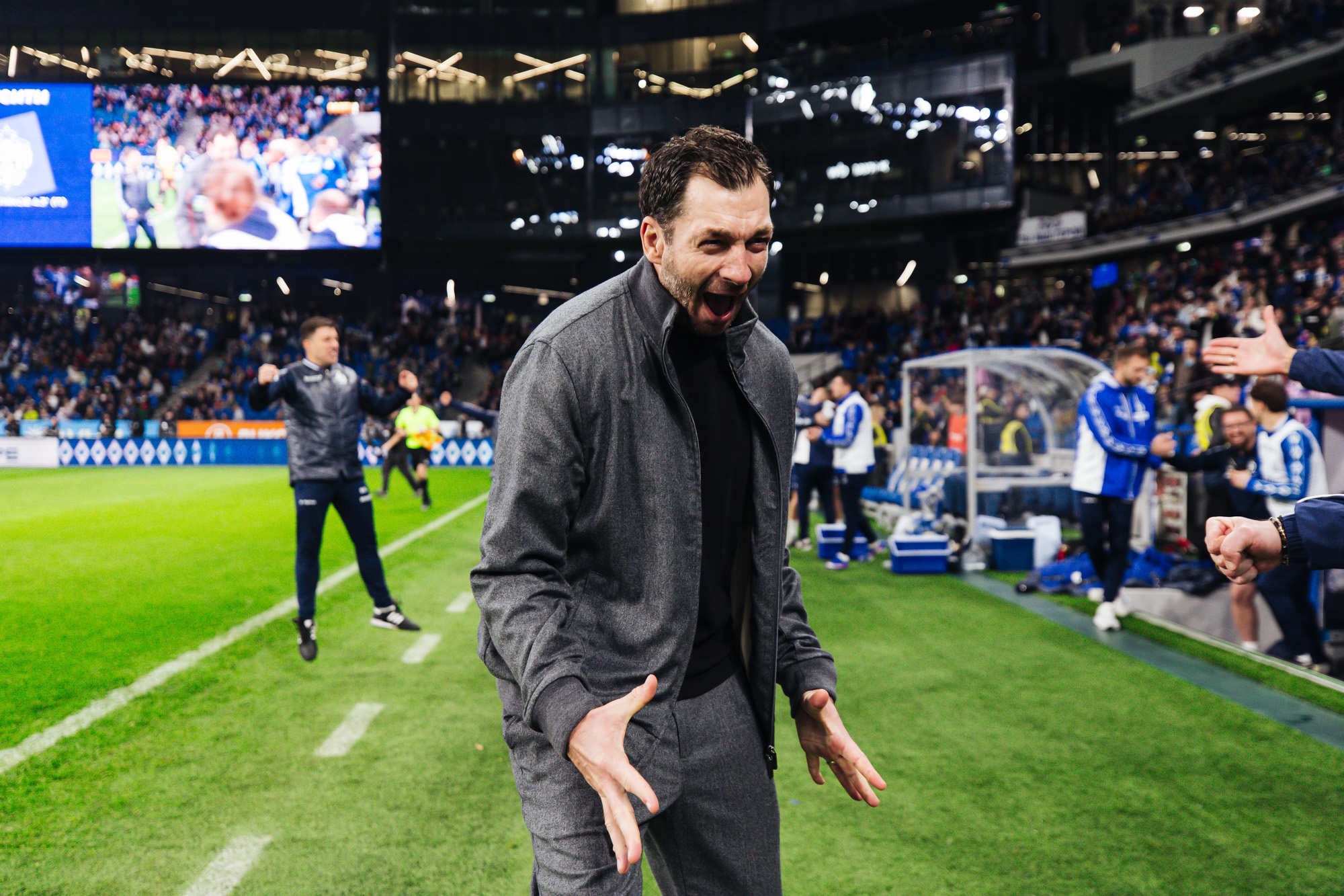 Reportaje fotográfico del derbi ganador con el CSKA
