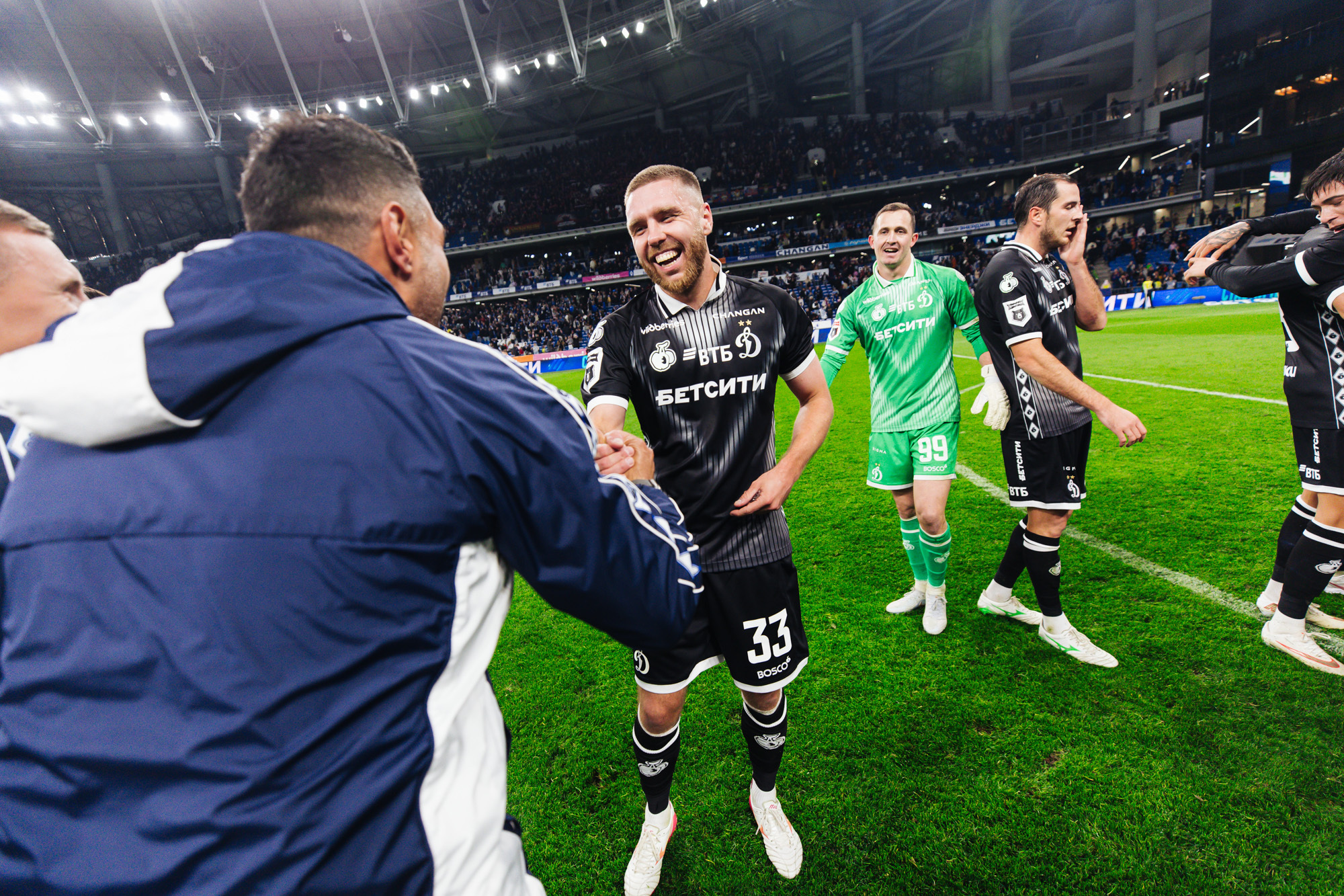 Reportaje fotográfico del derbi ganador con el CSKA