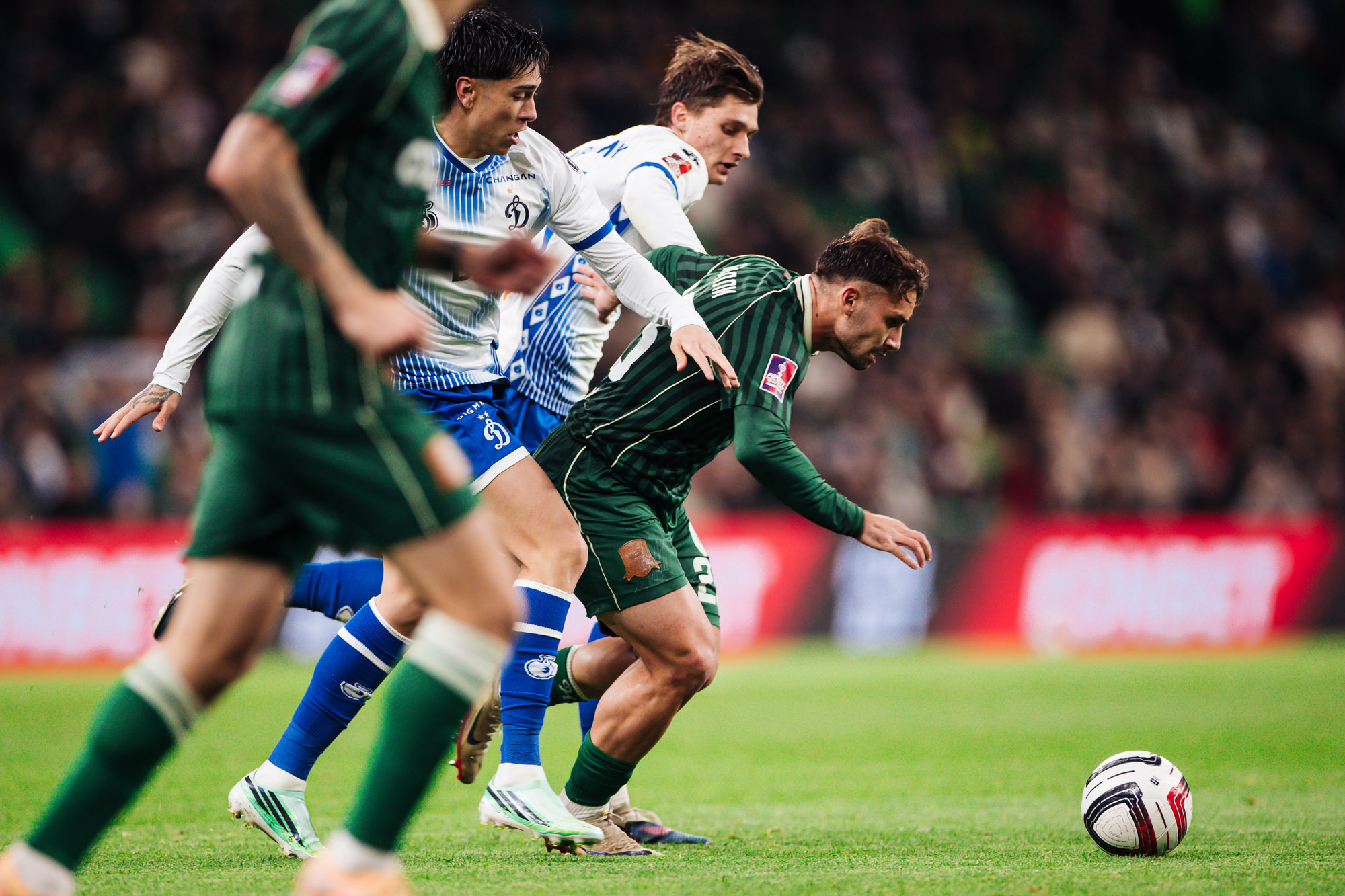 Reportaje fotográfico del partido de Copa visitante contra Krasnodar