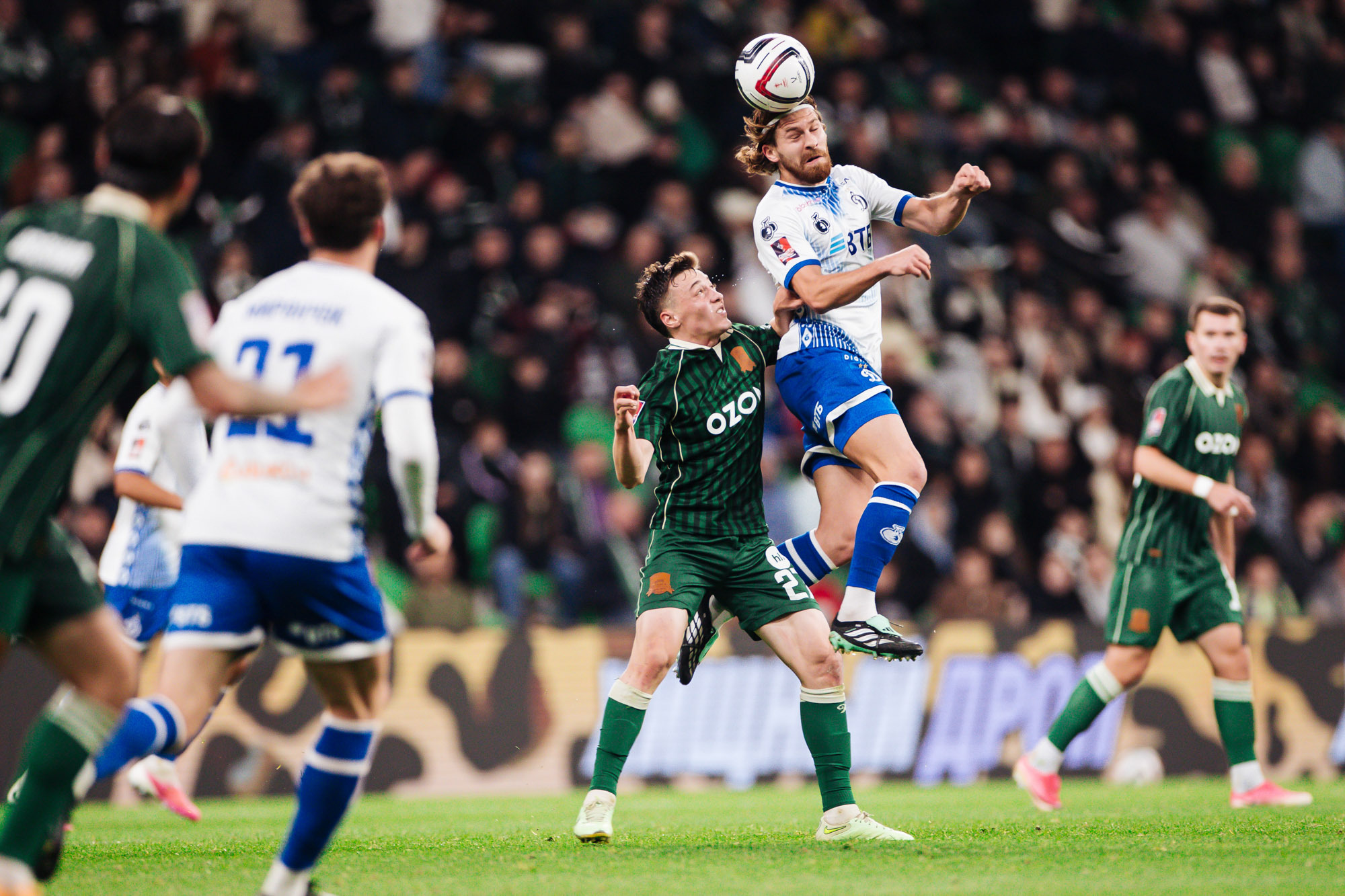 Reportaje fotográfico del partido de Copa visitante contra Krasnodar
